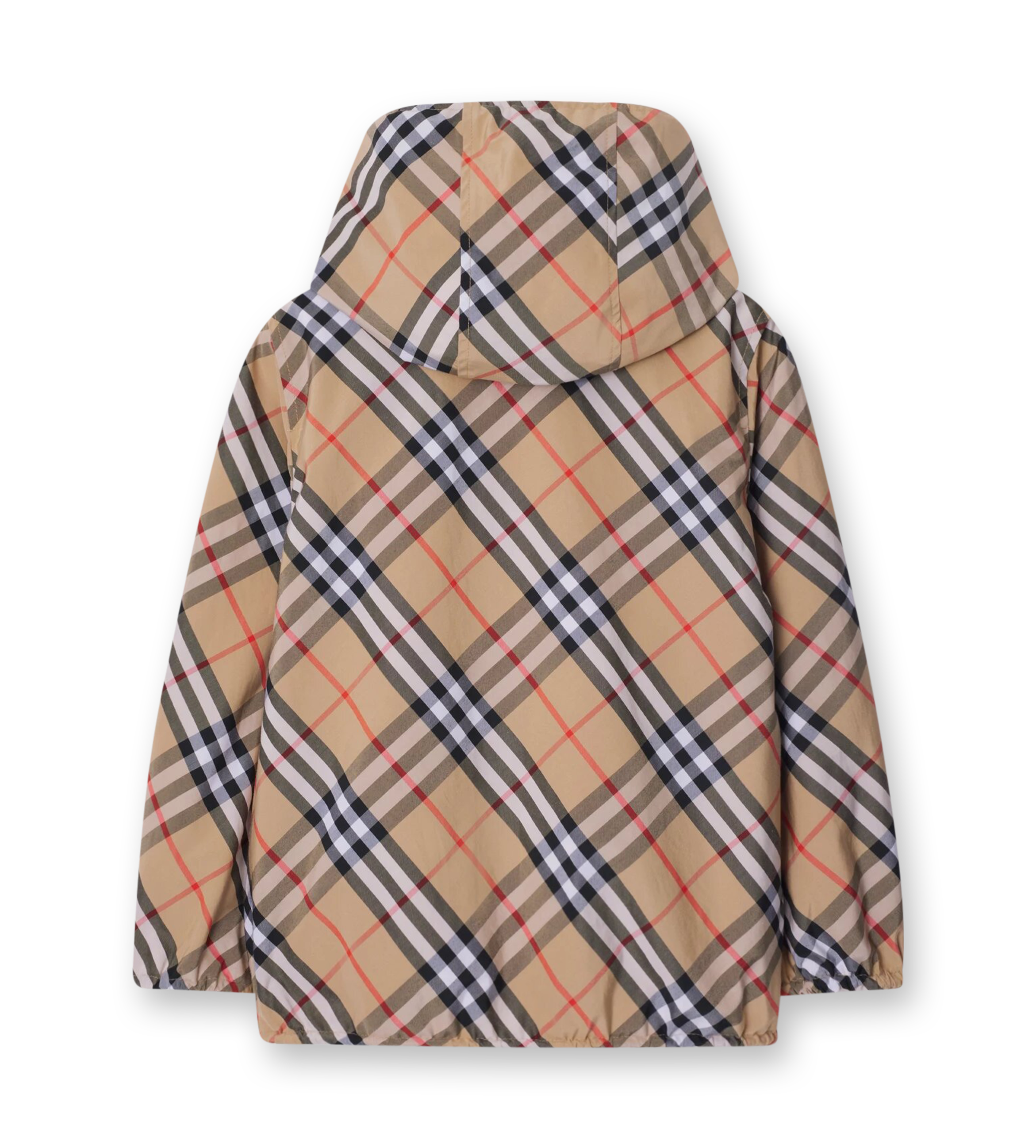 Reversible Check Jacket Sand