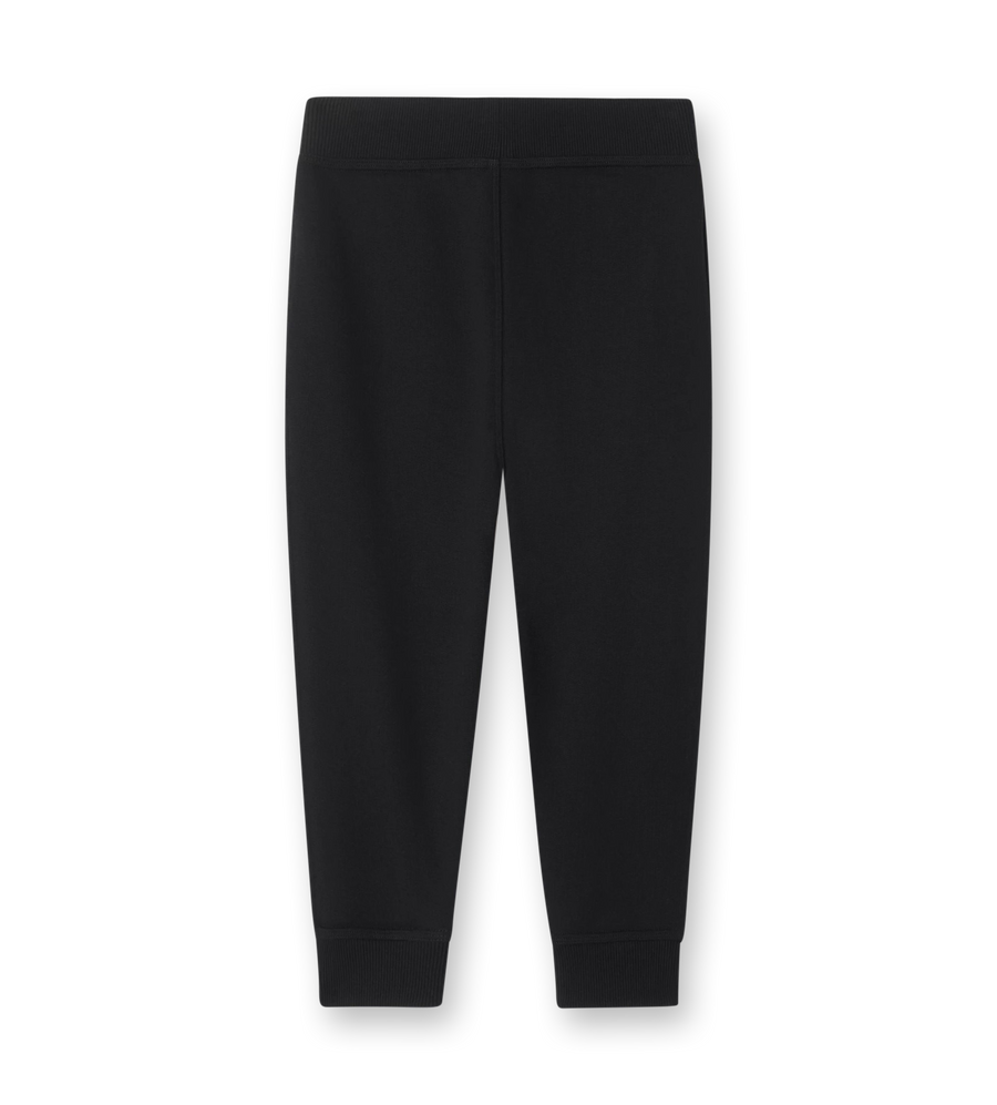 Check Label Jogging Pants Black