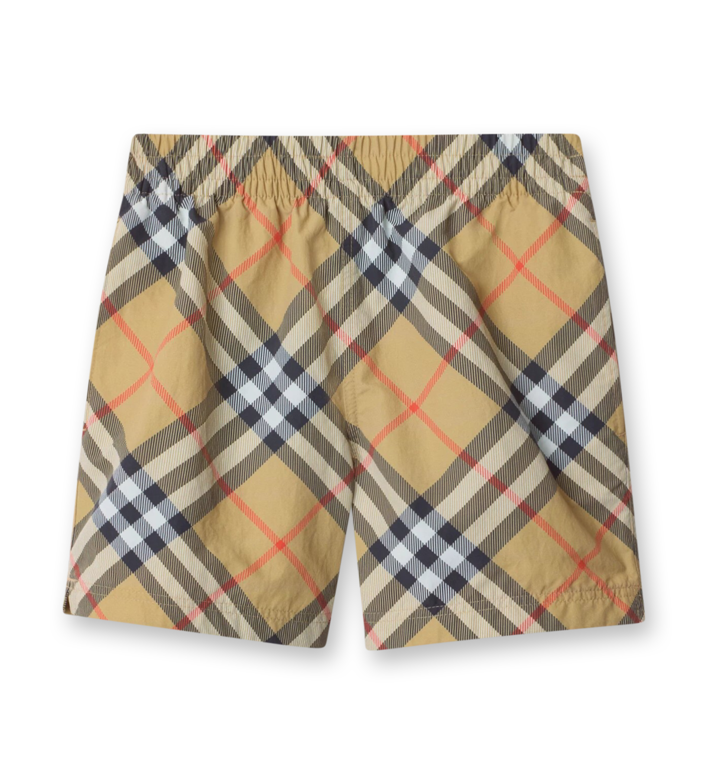 Check Swim Shorts Sand