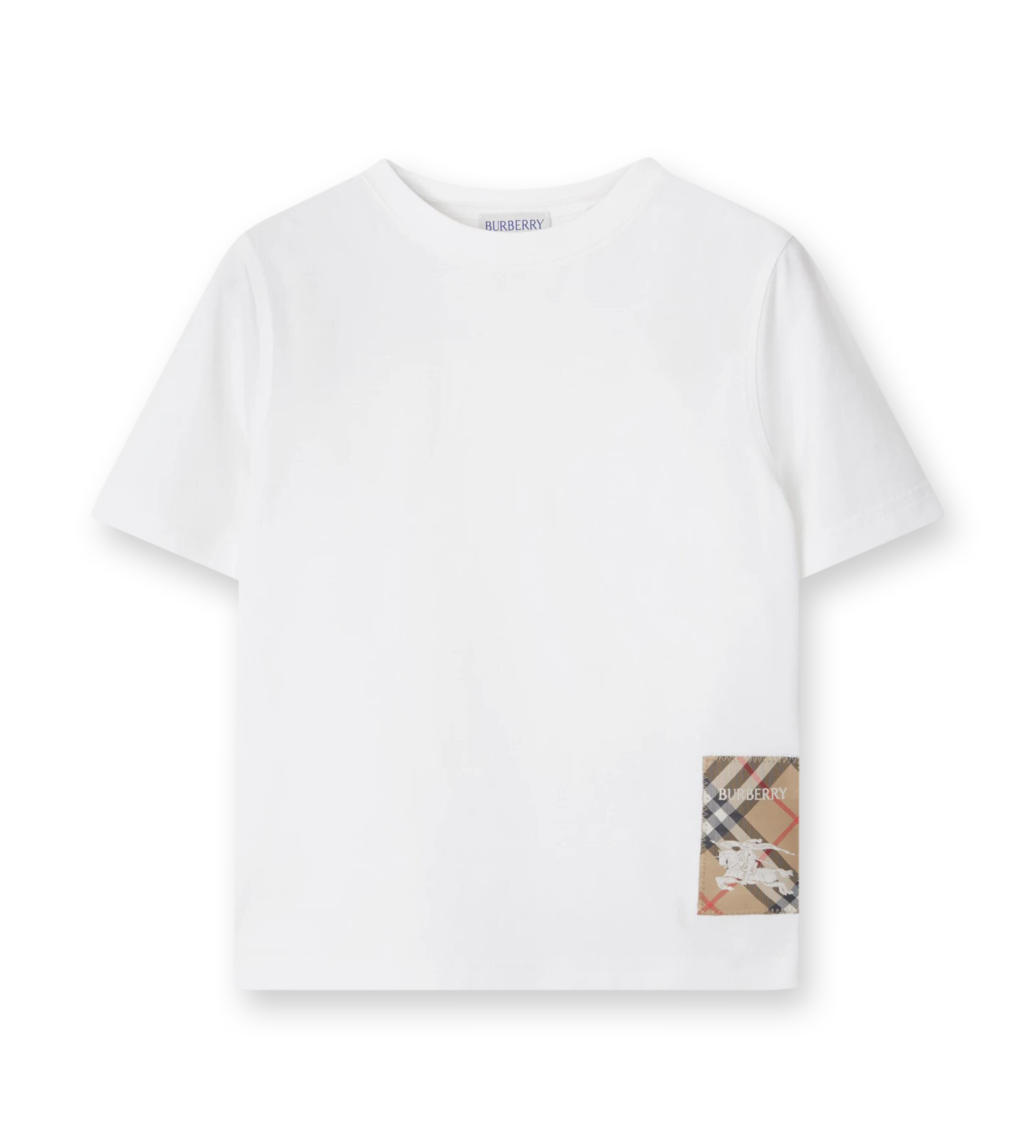 Check Label T-shirt White