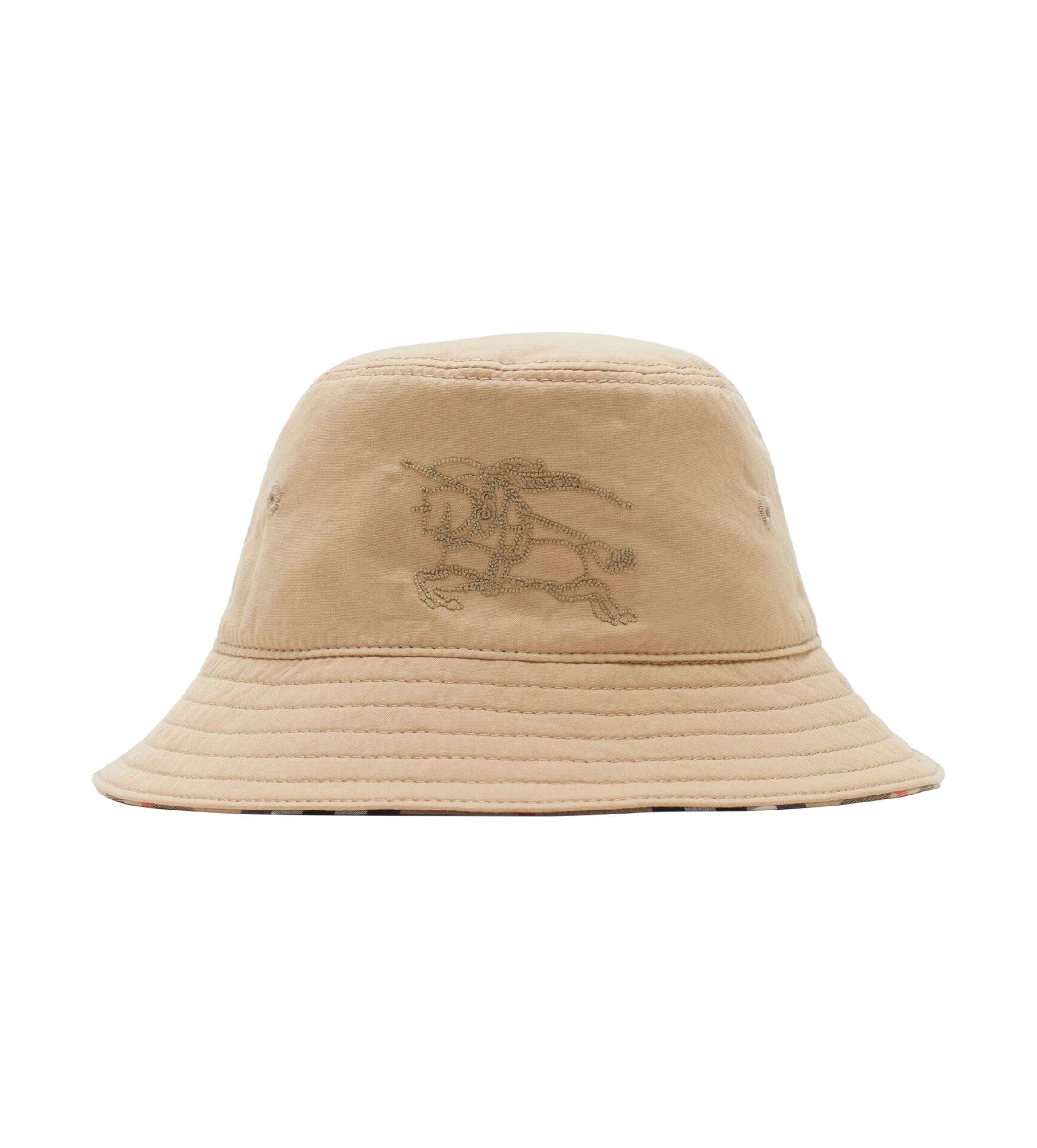 Baby Reversible Cotton Bucket Hat Sand