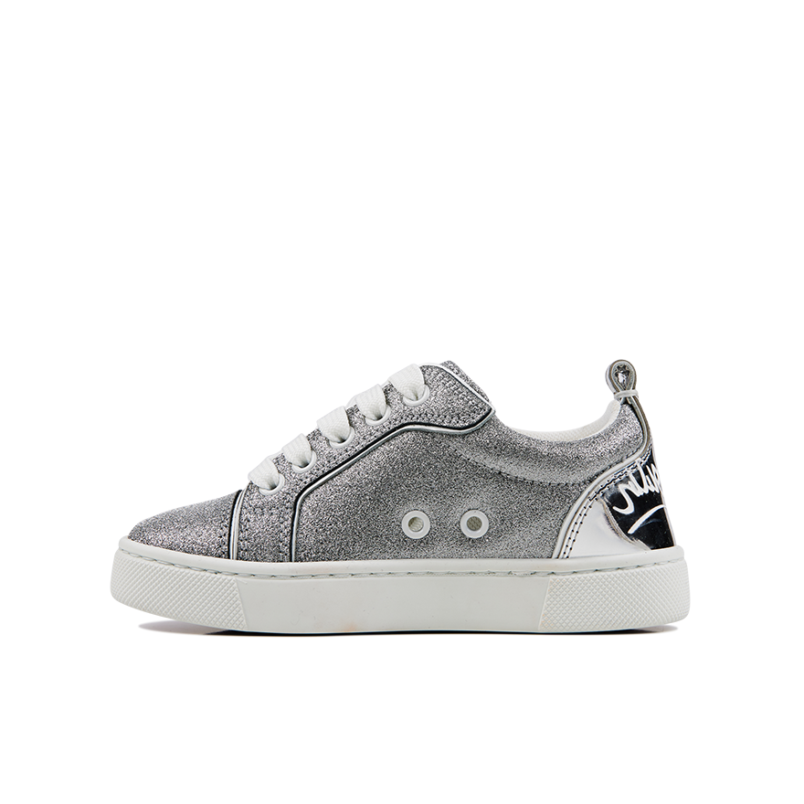 Funnyto Glittered Sneakers Silver