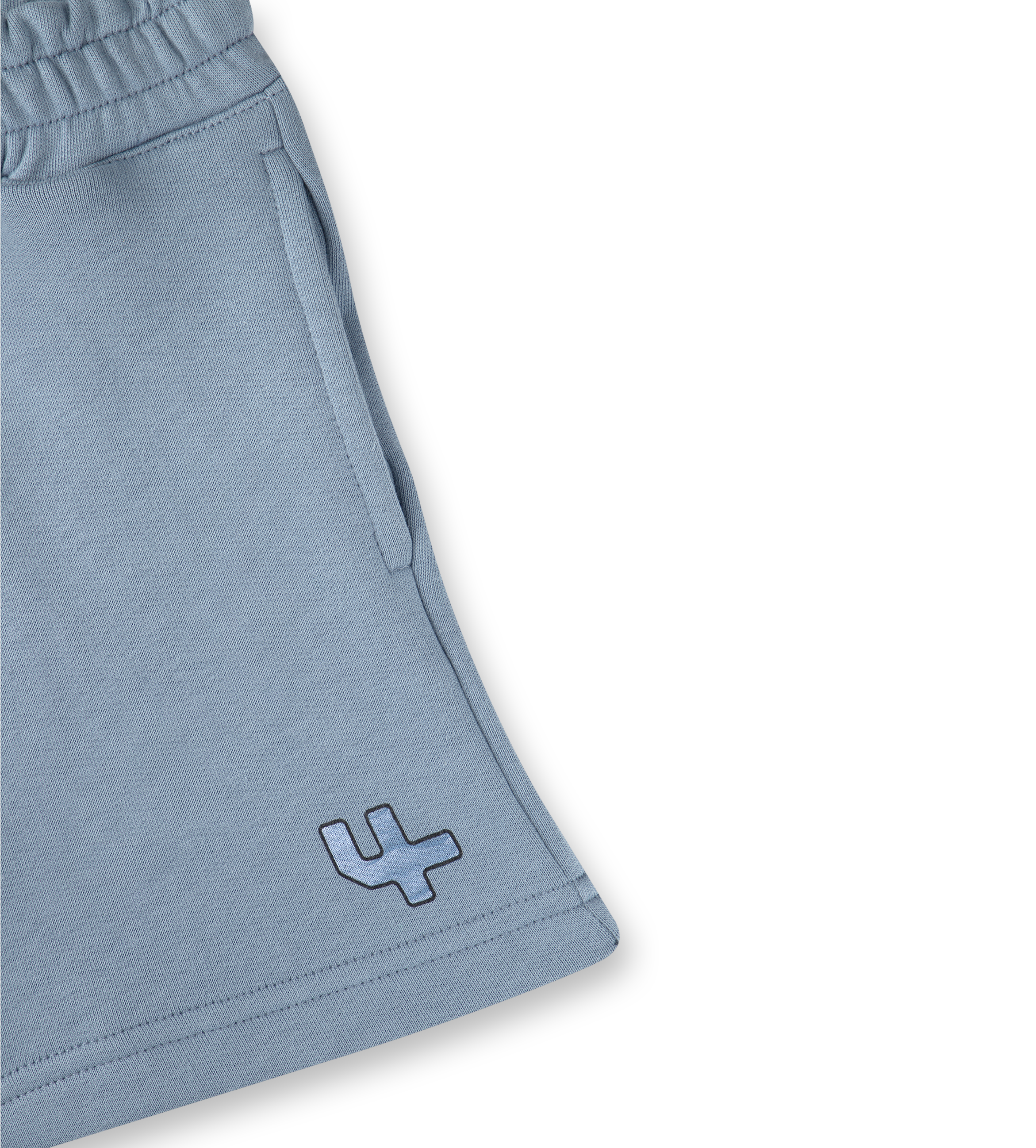 Outline Logo Shorts Celeste