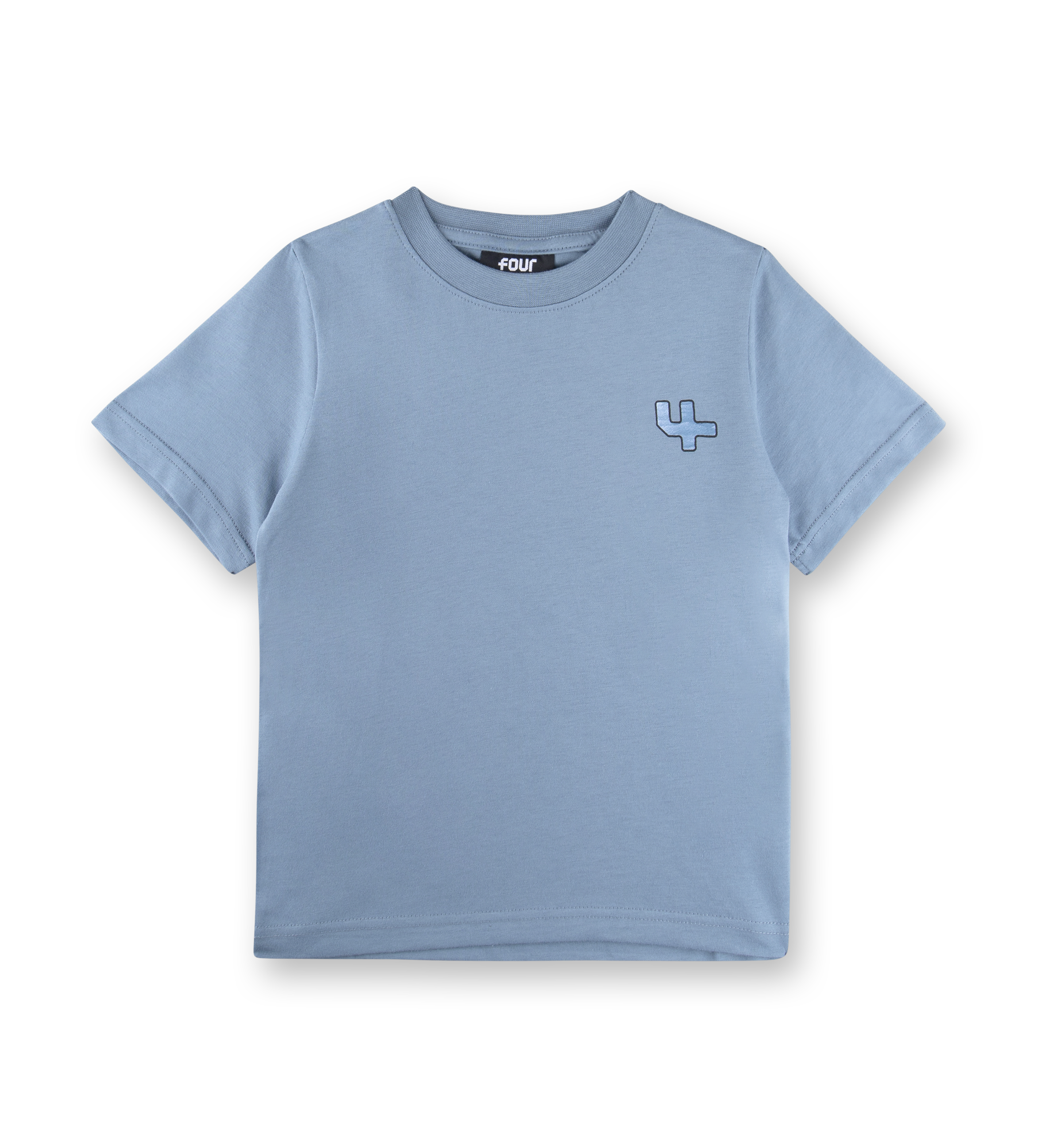 Outline Logo T-shirt Celeste