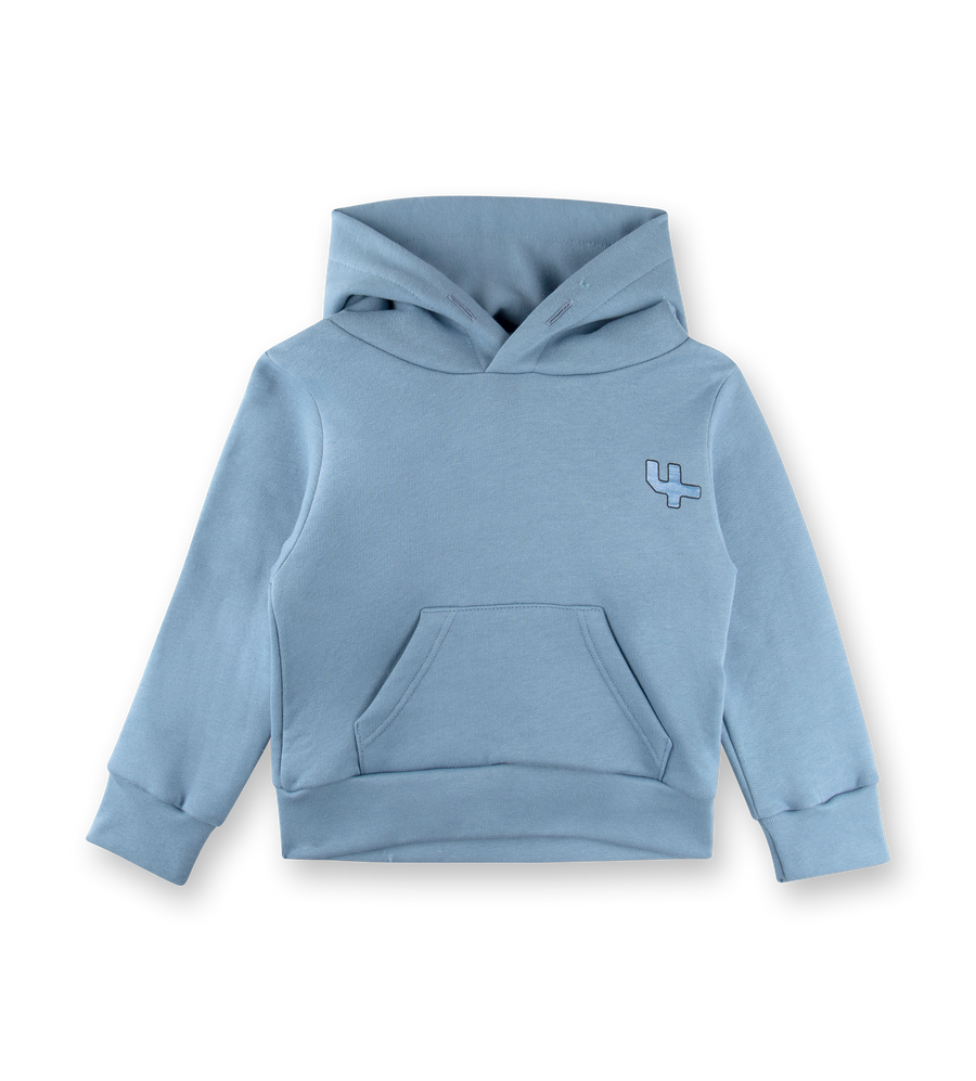 Outline Logo Hoodie Celeste