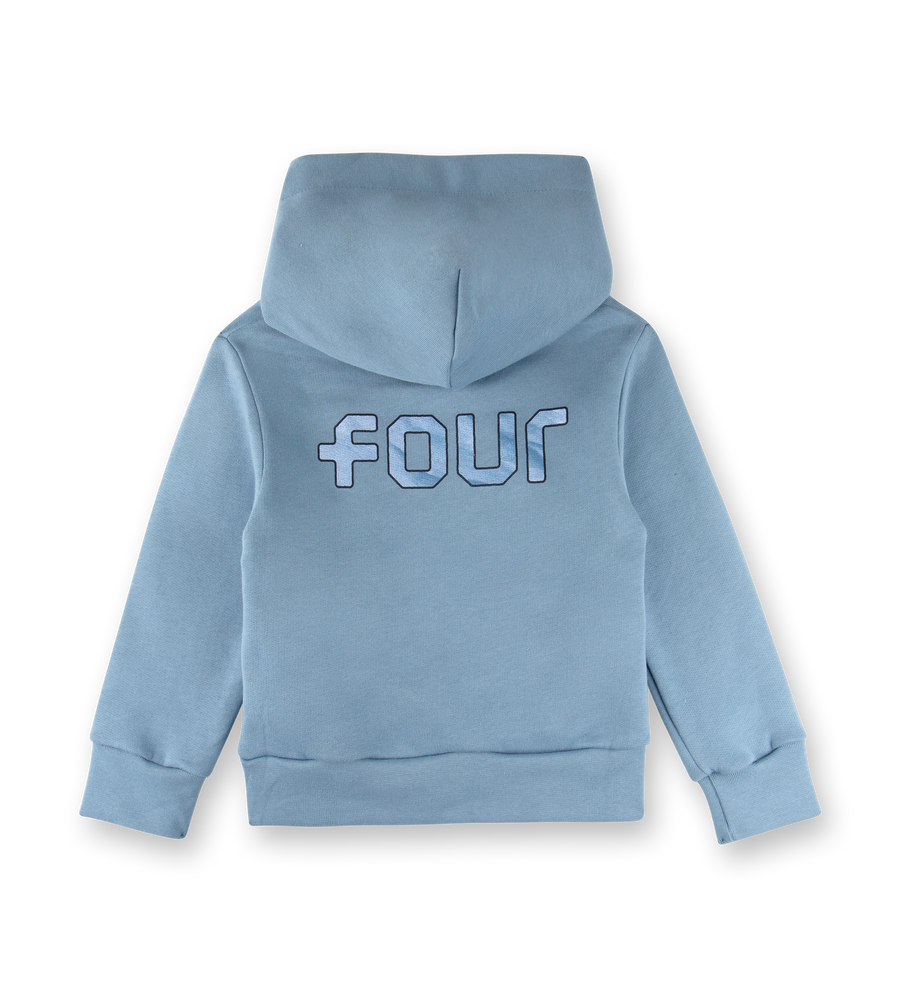 Outline Logo Hoodie Celeste