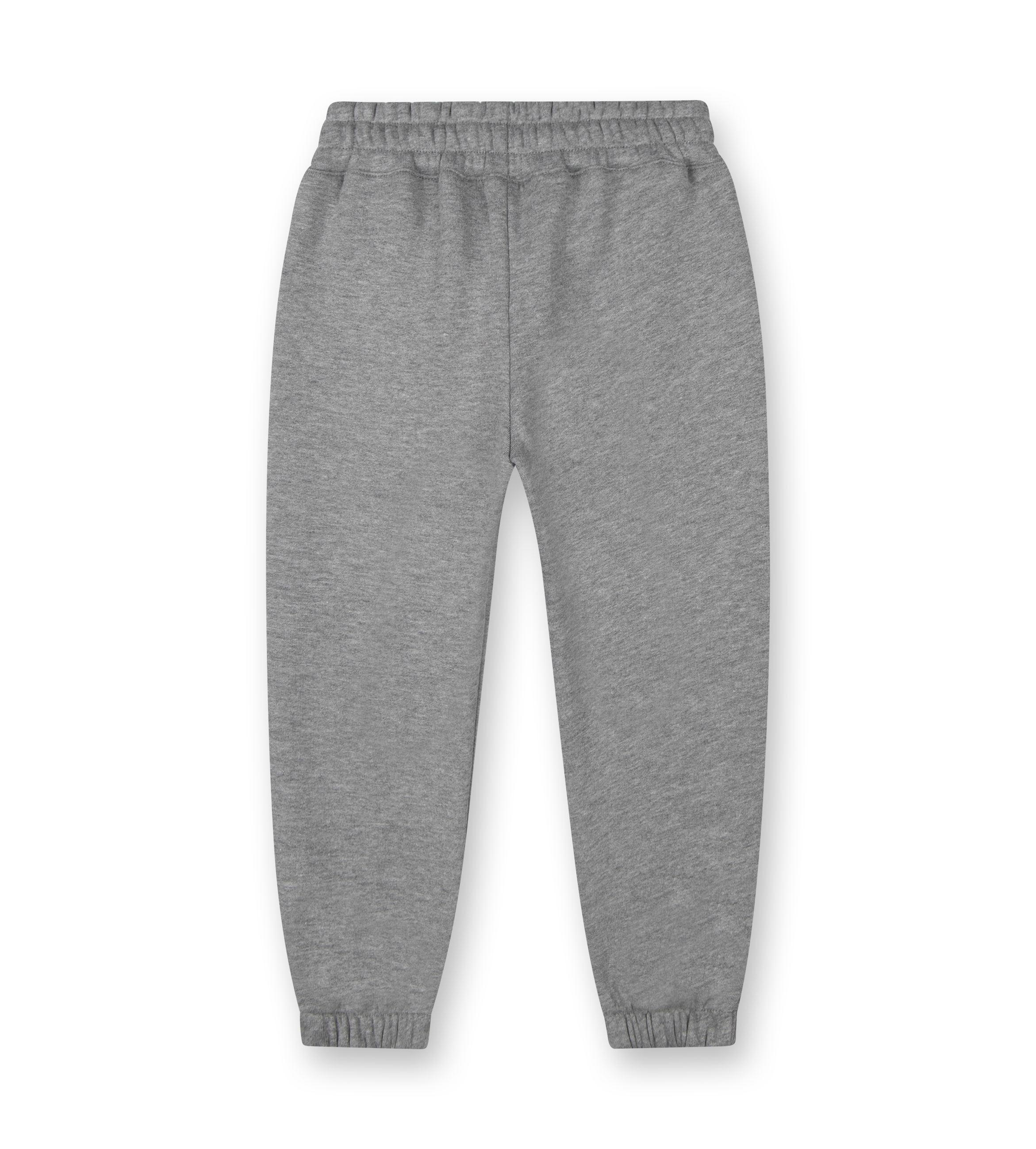 Straight Leg Cuffed Basketball Sweatpants Grey Melange