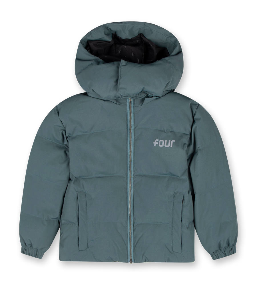 FOUR Logo Puffer Agave Green