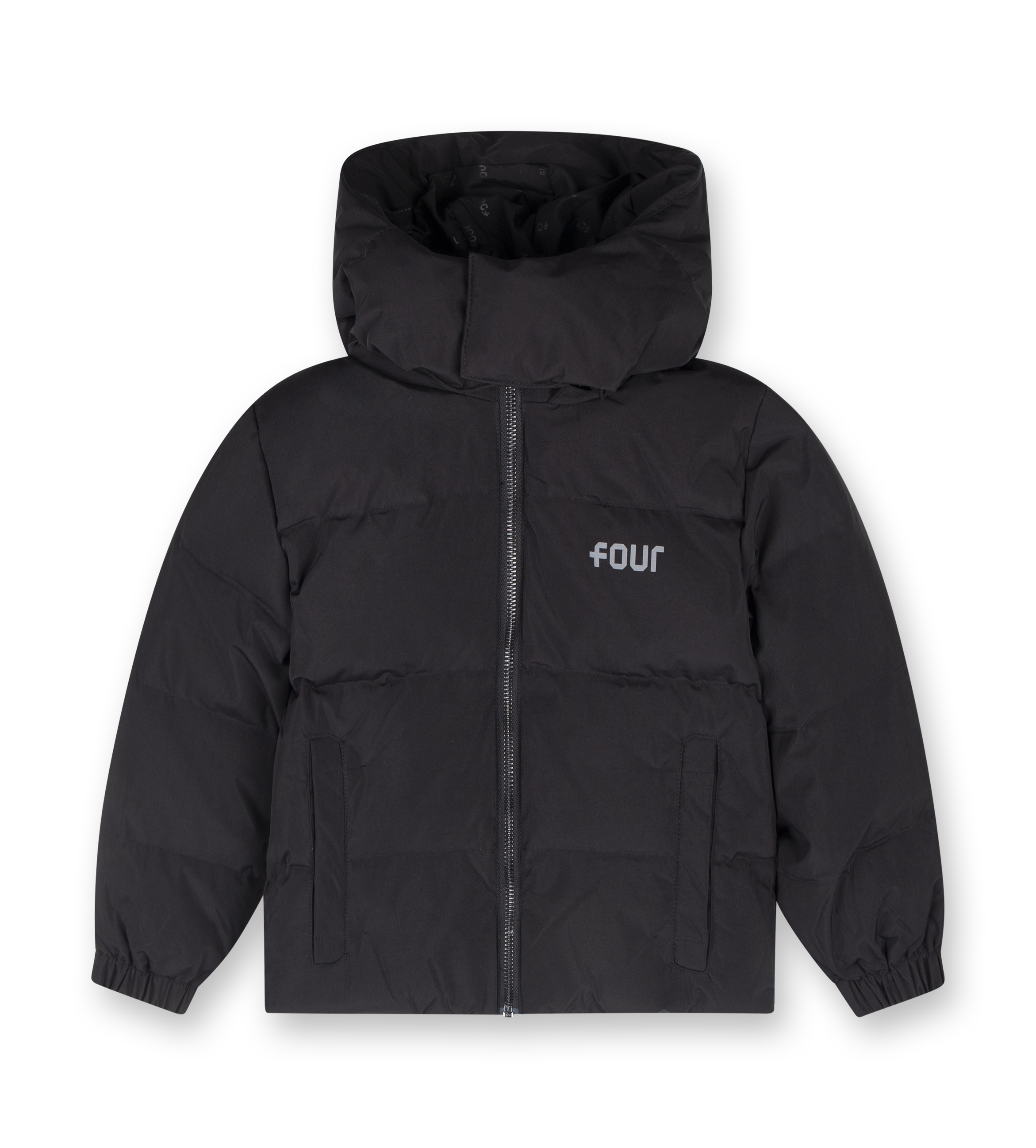 FOUR Logo Puffer Black