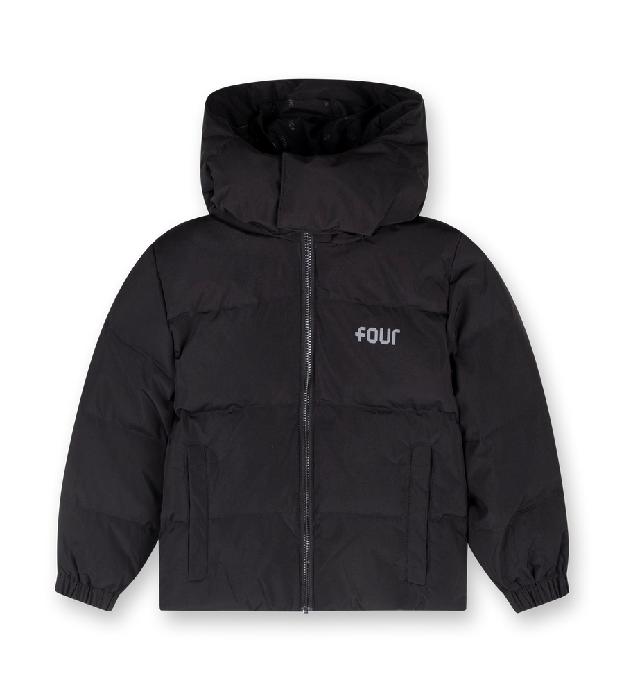 FOUR Logo Puffer Black