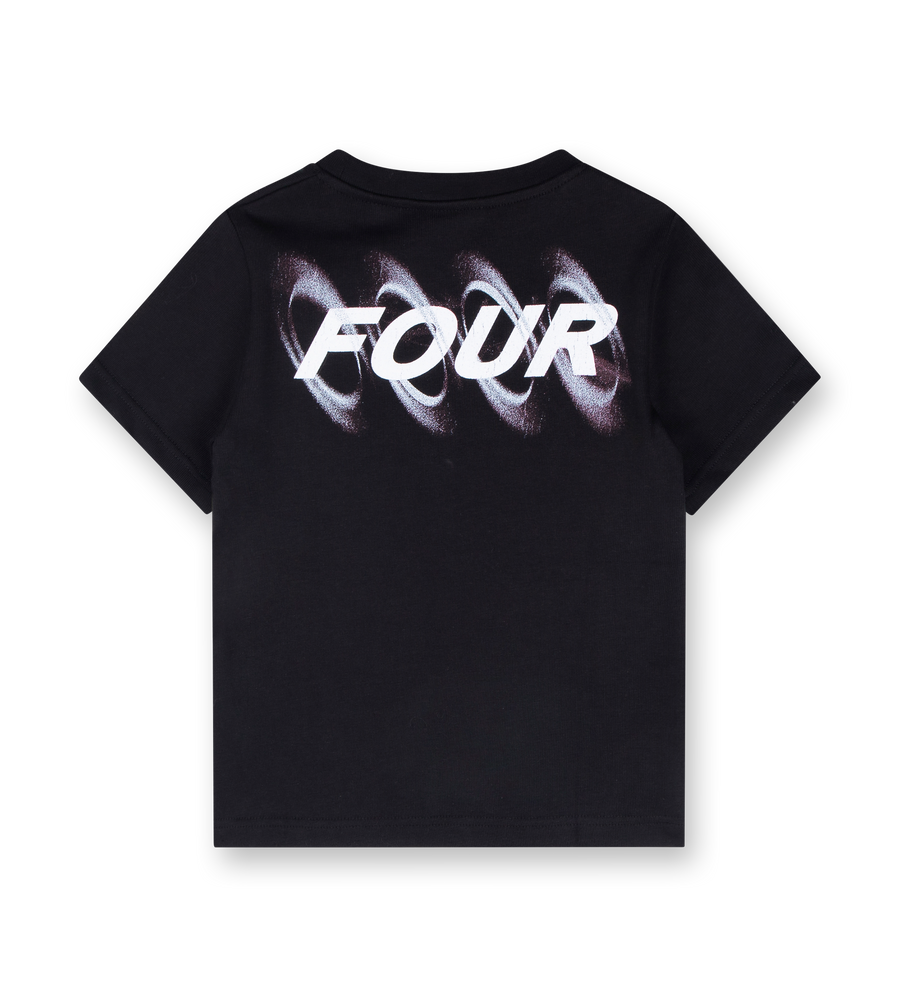 Blurry Circles T-shirt Black