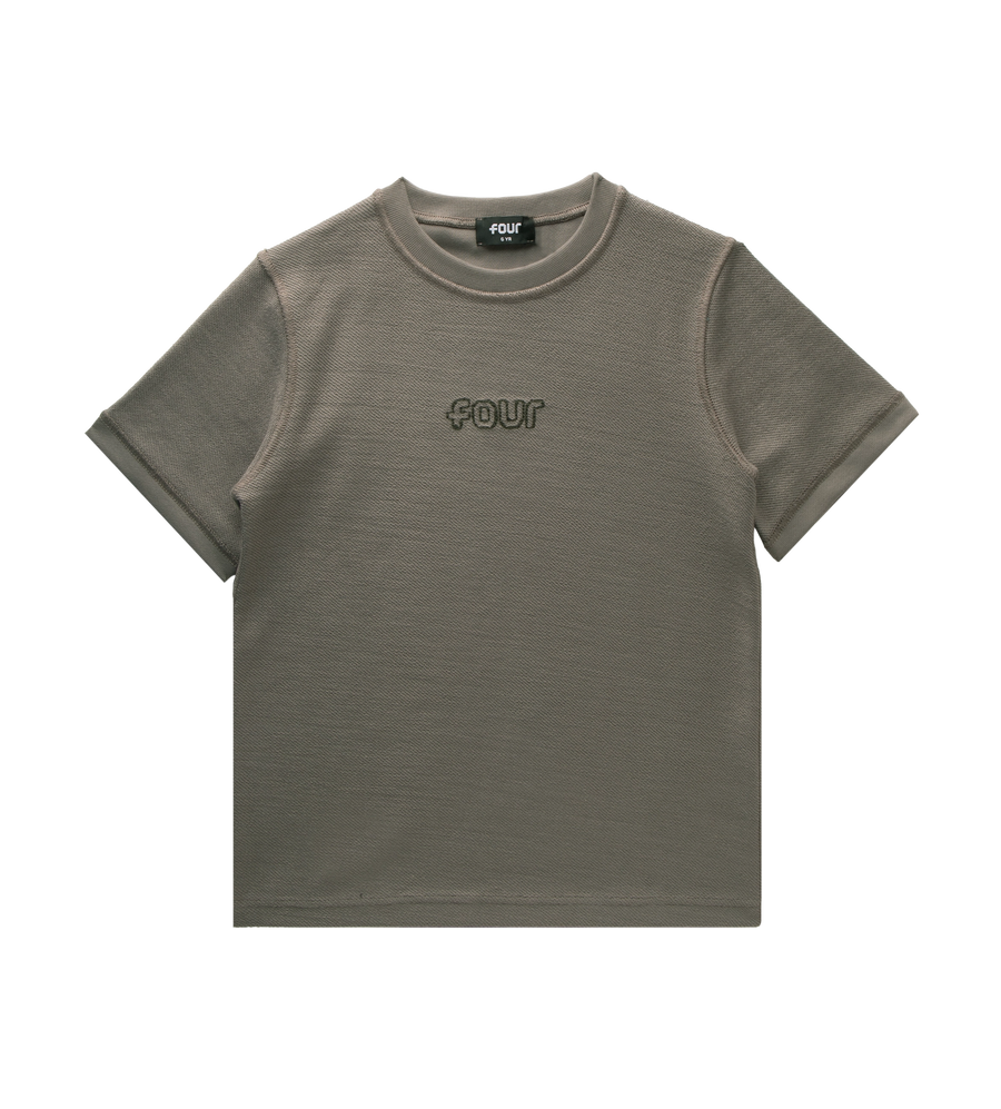 Four Kids Inside Out T-shirt Agave Green