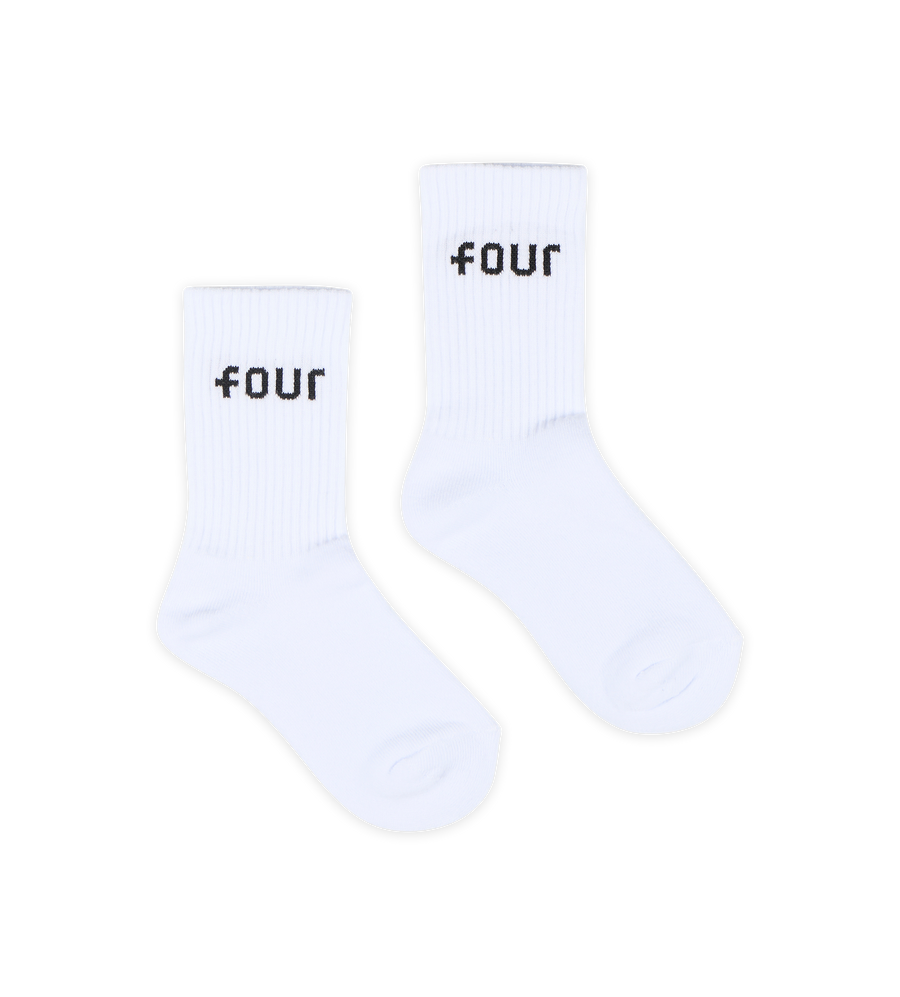 Logo Socks Panna & Black