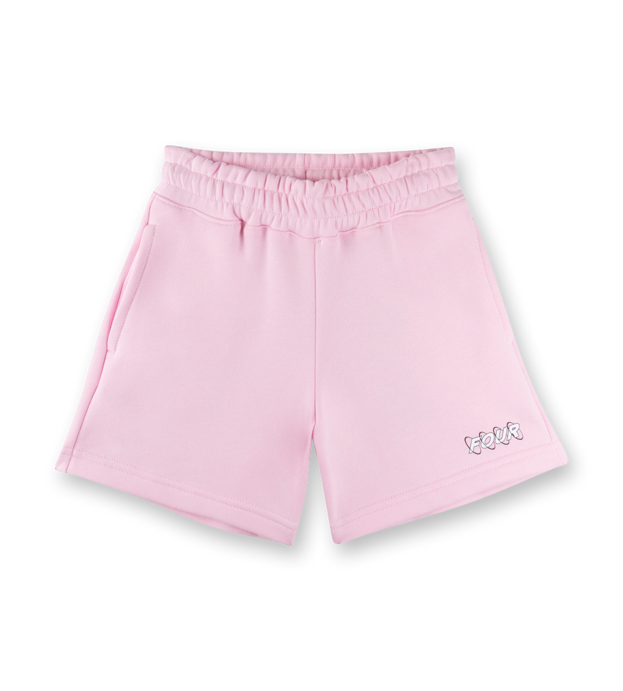 Circles Logo Shorts Soft Pink