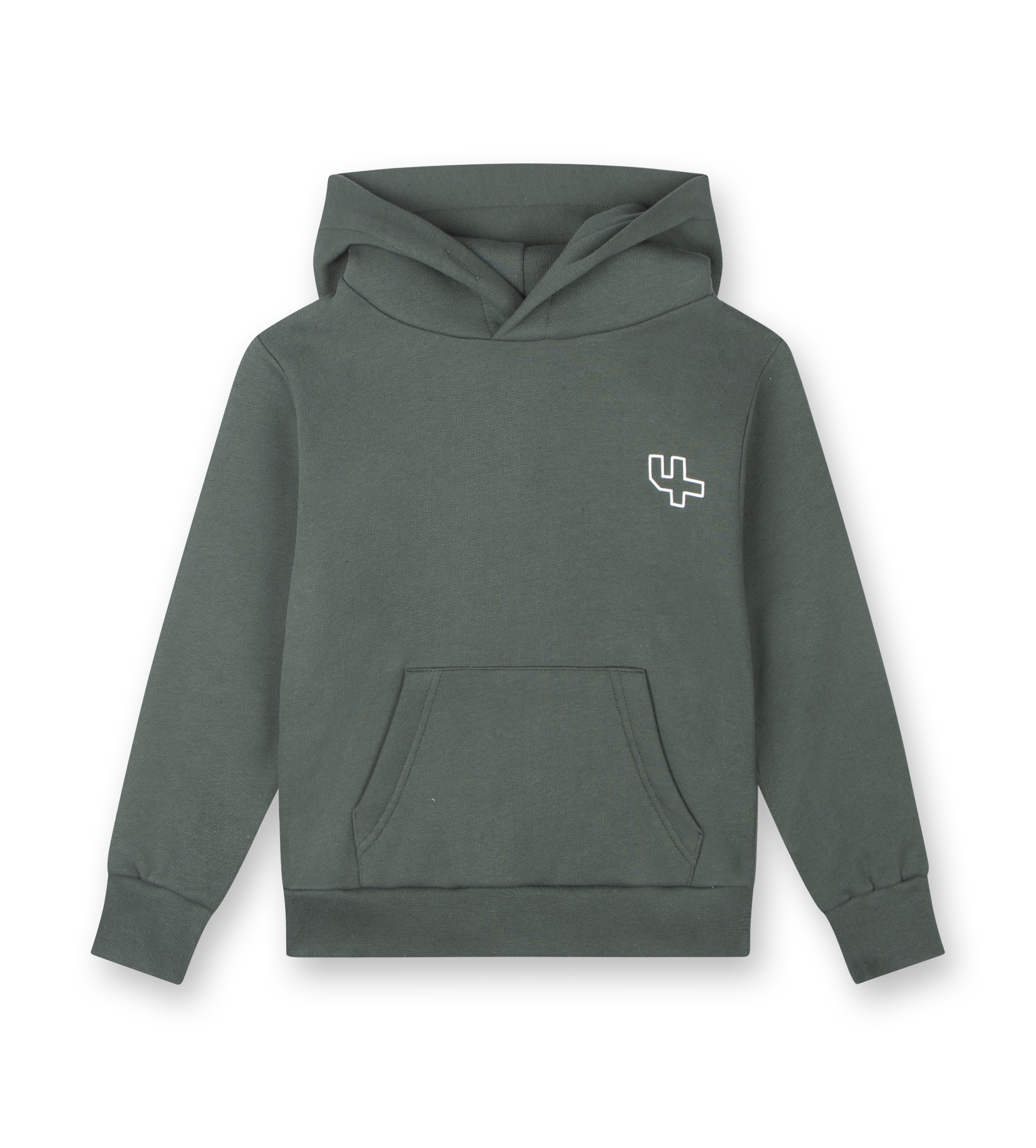 Outline Logo Hoodie Deep Forest