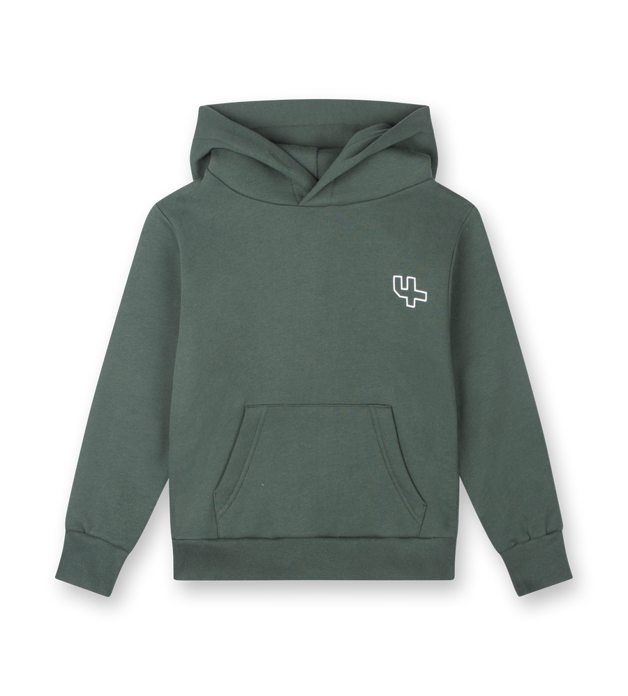 Outline Logo Hoodie Deep Forest