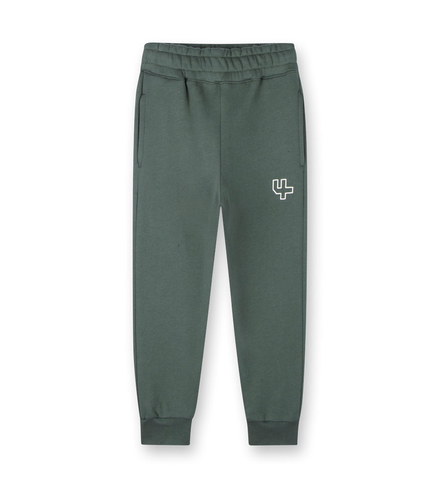 Outline Logo Sweatpants Deep Forest