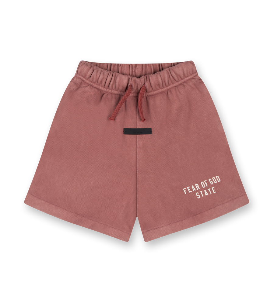 Fleece Soccer Shorts Crimson