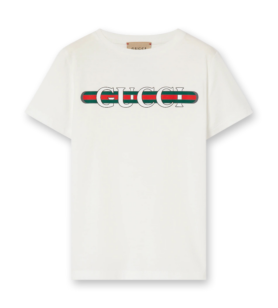 Logo Print T-shirt White