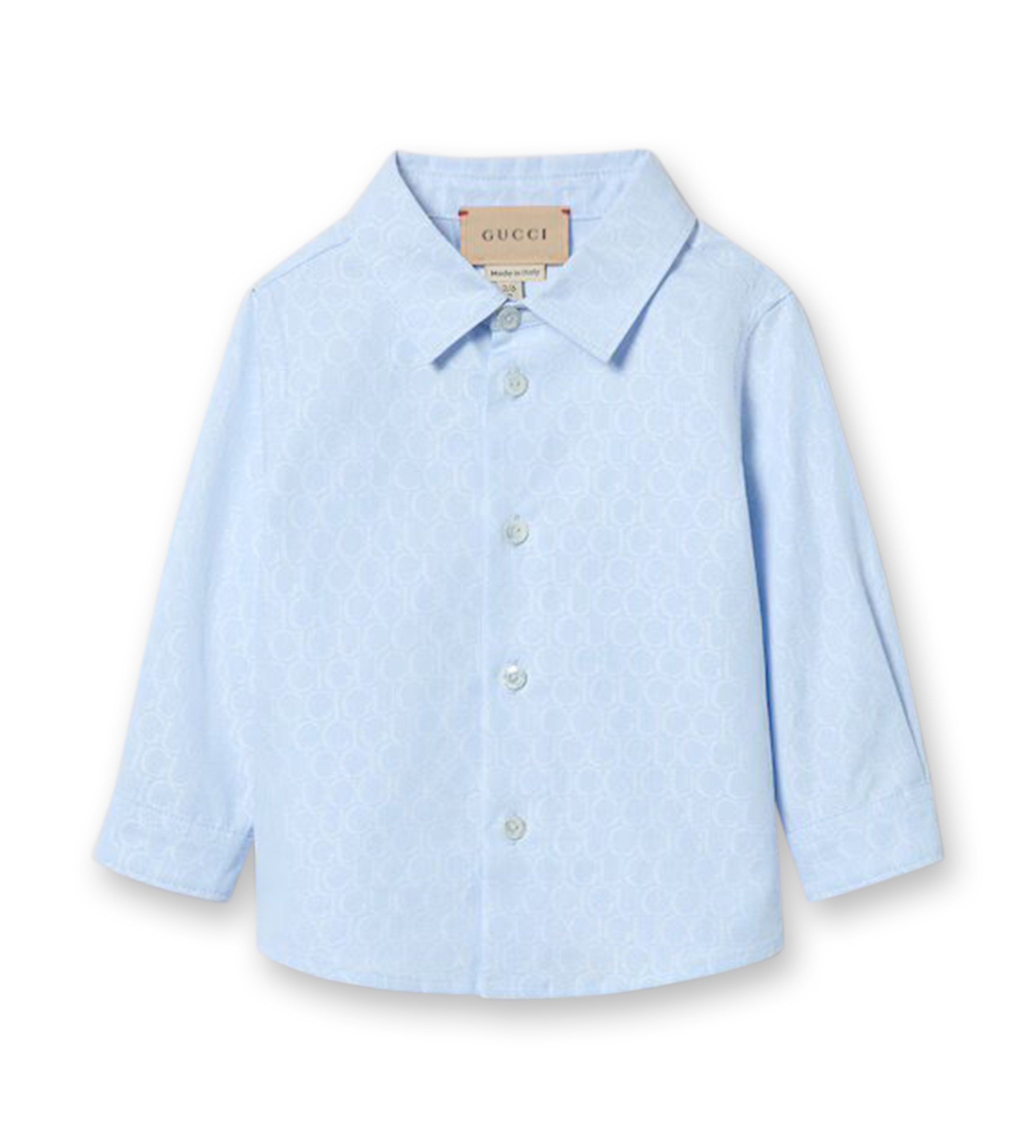 Baby Cotton Shirt Light Blue