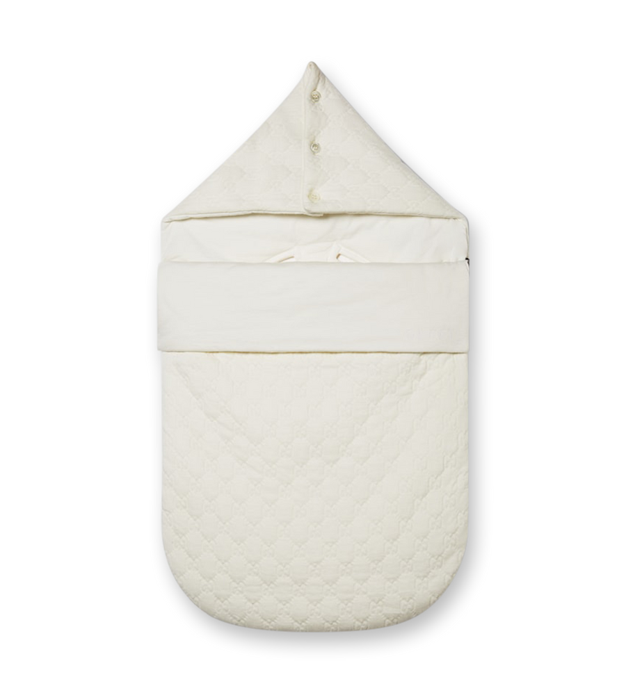 Baby Padded GG Sleeping Bag White