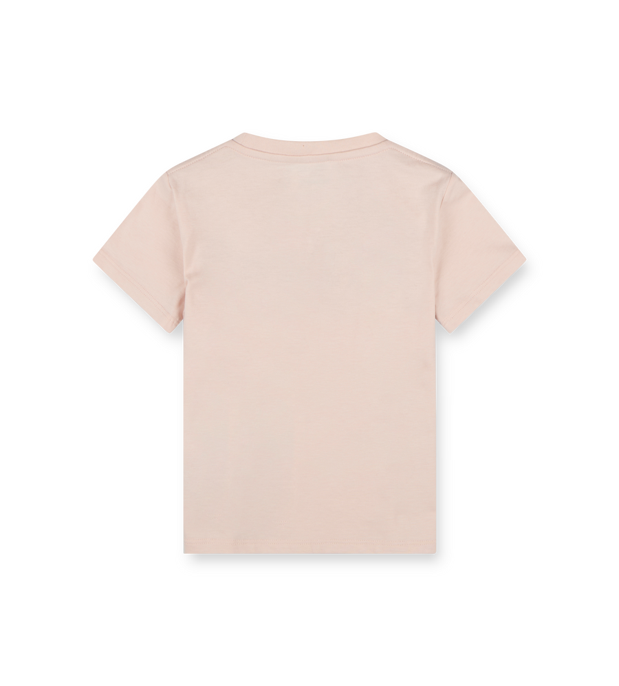 Printed Cotton T-shirt Pink