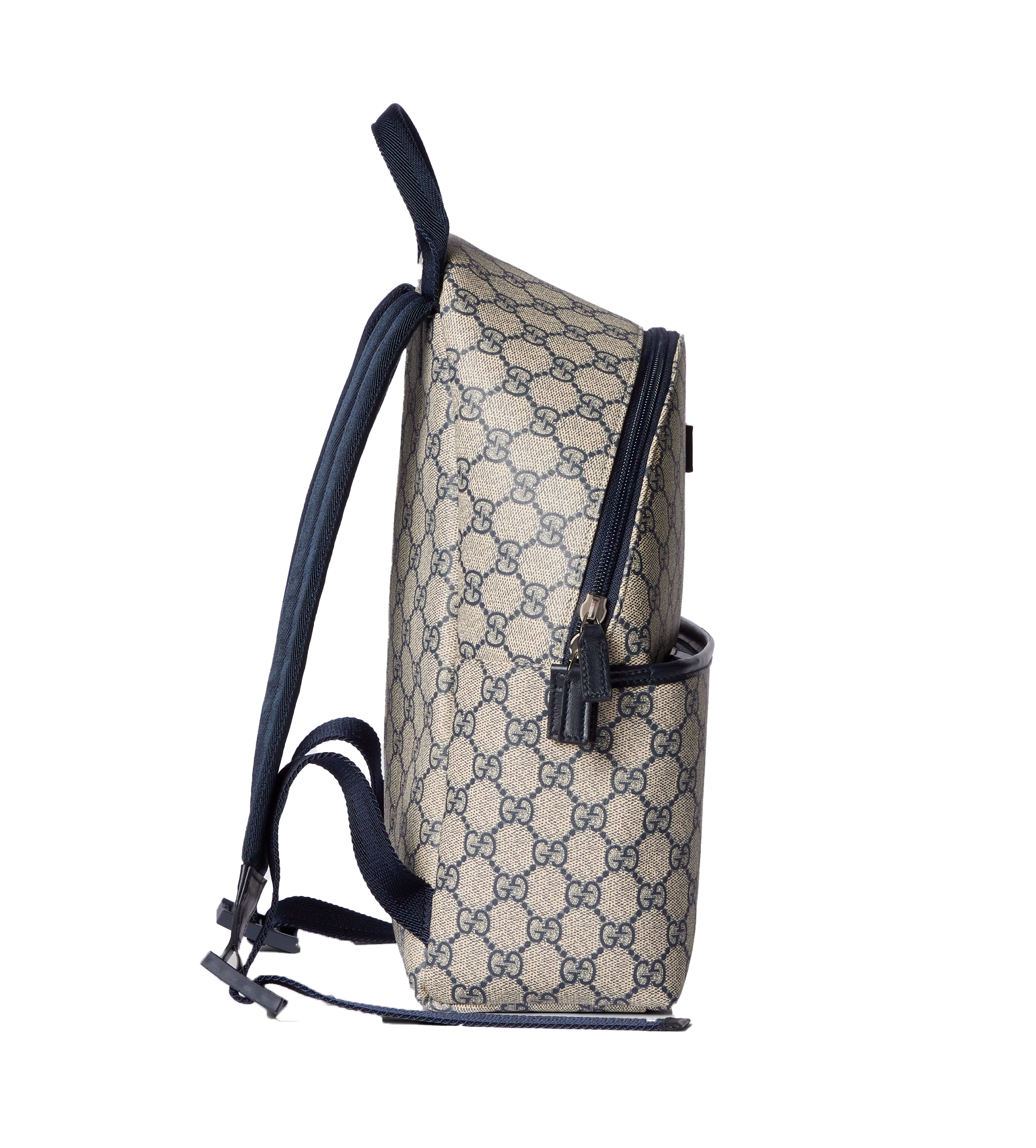 GG Backpack All-over Print Beige/Blue