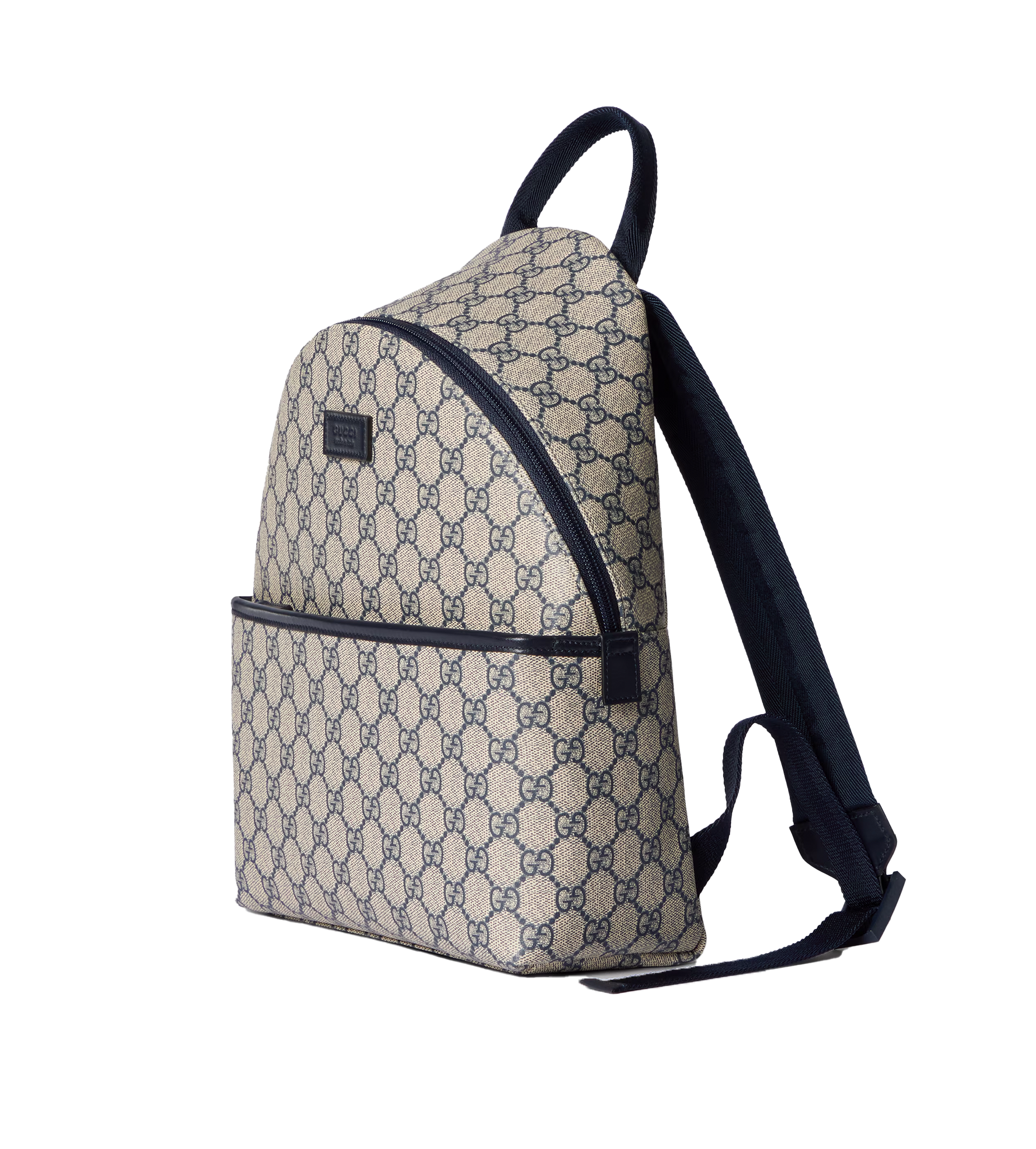 GG Backpack All-over Print Beige/Blue