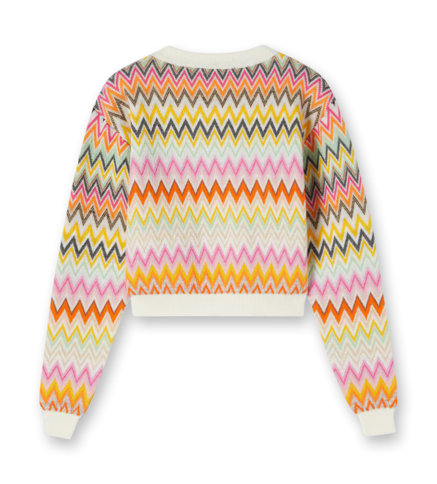 Zigzag Crewneck Multi