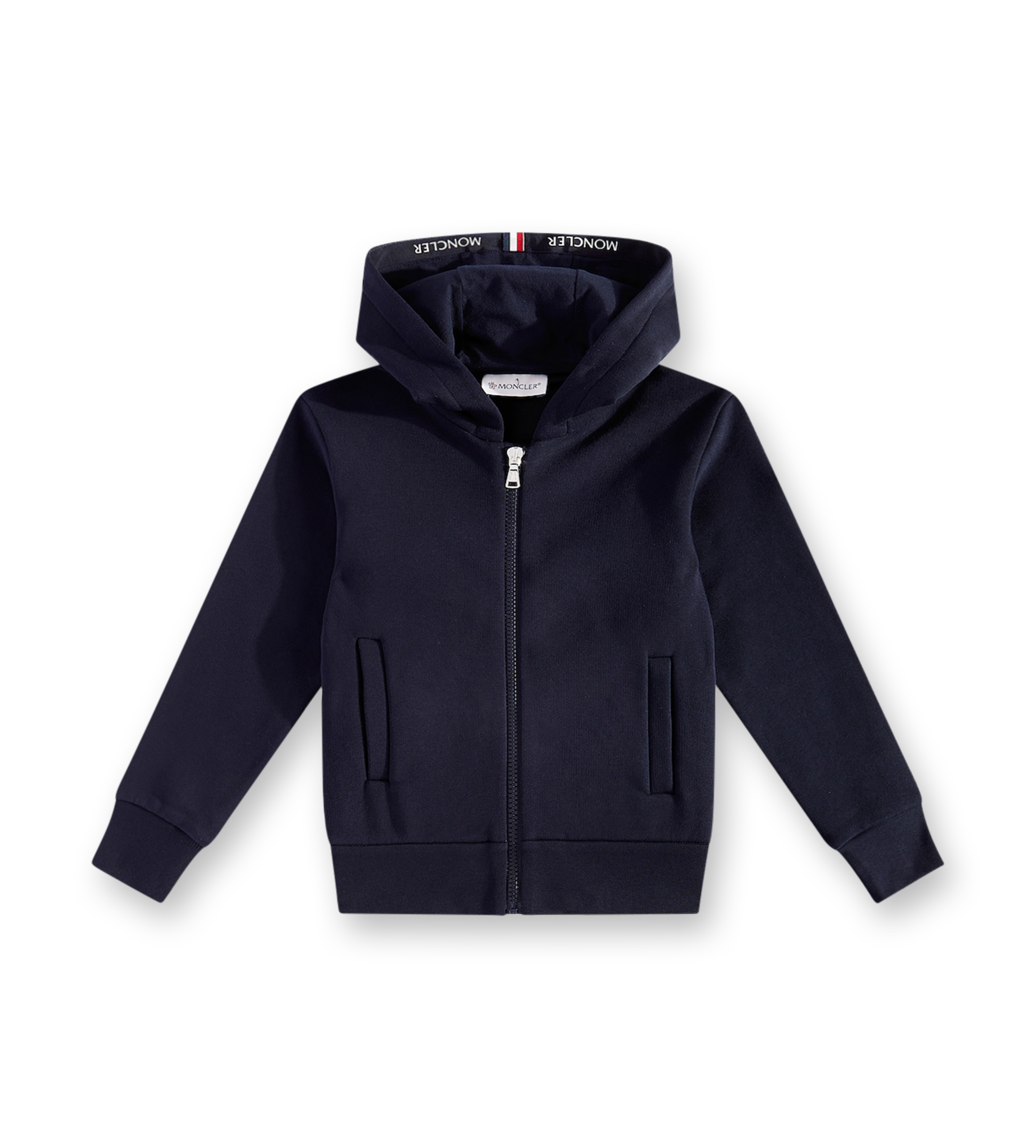 Logo Zip-up Hoodie Navy Blue