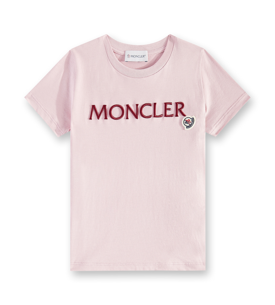 Logo Print T-shirt Pink