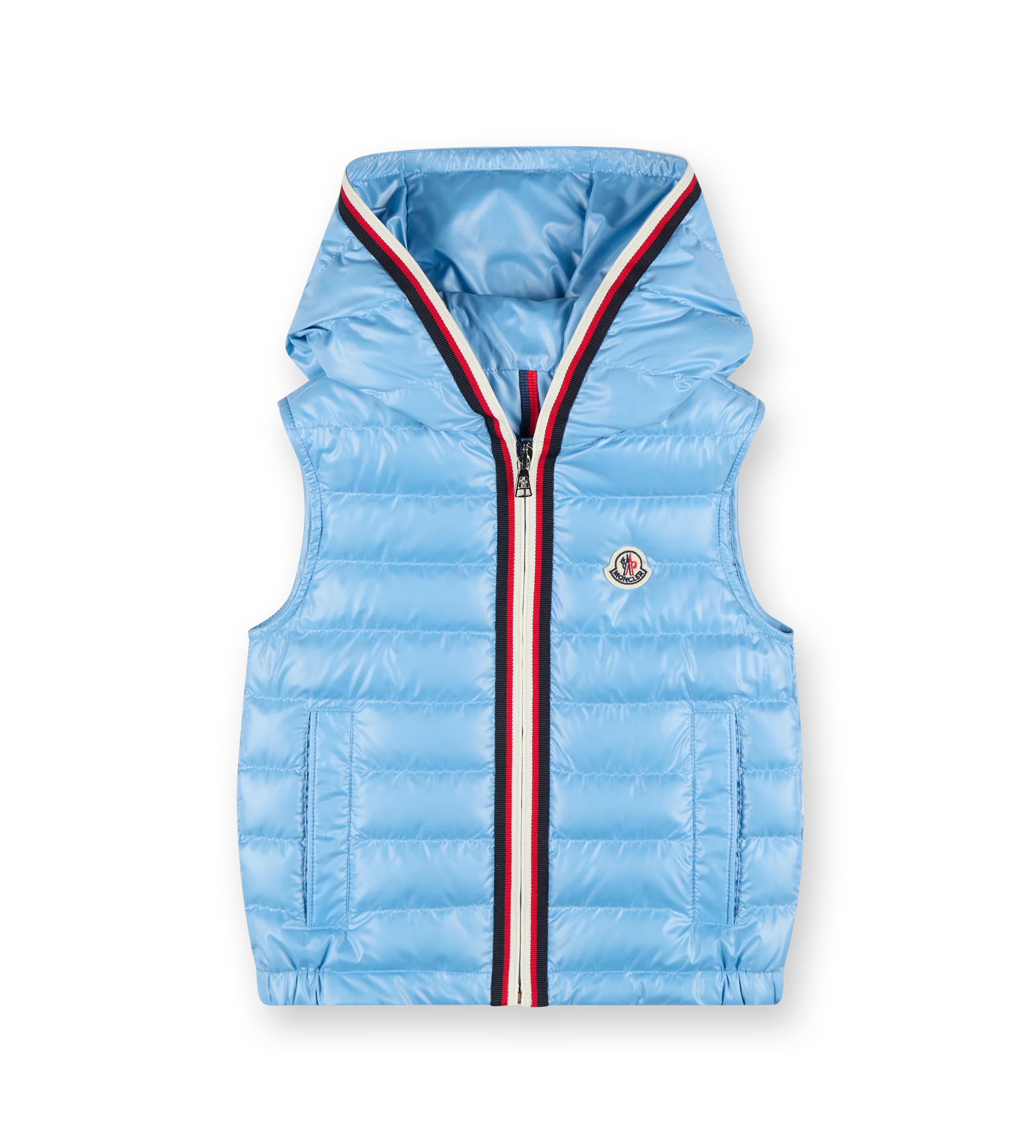 Dorcas Hooded Gilet Blue