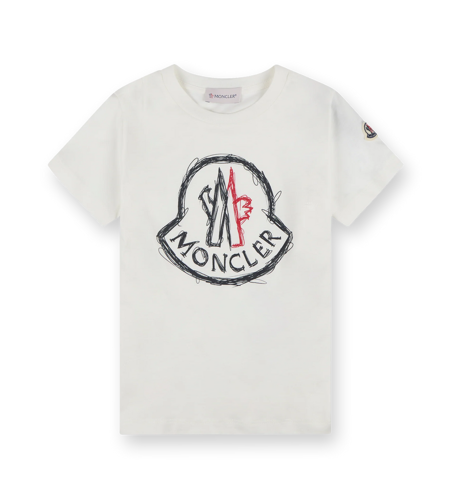 Scribble Logo T-Shirt White