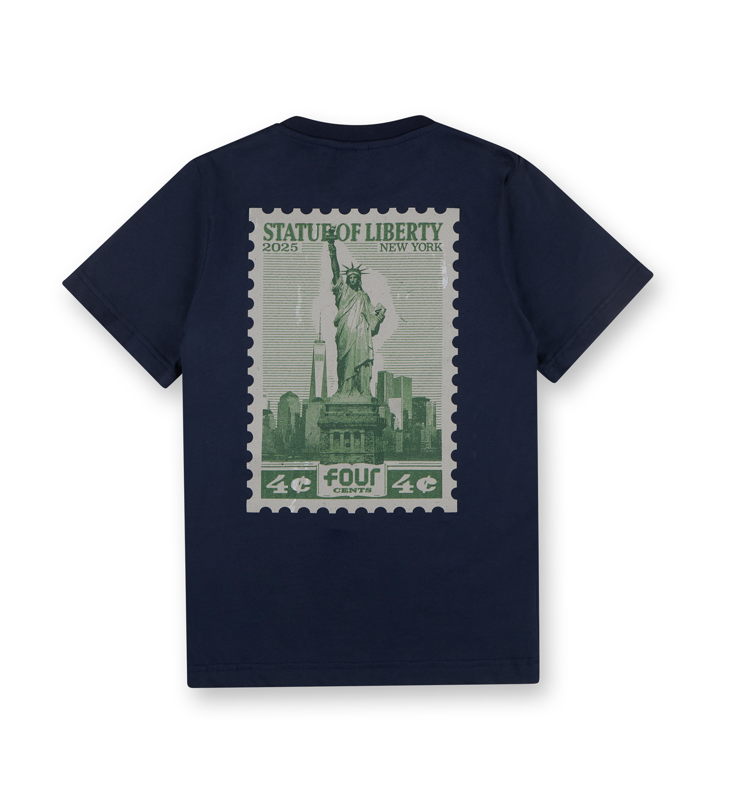 NY Stamp SOL T-shirt Marine Blue