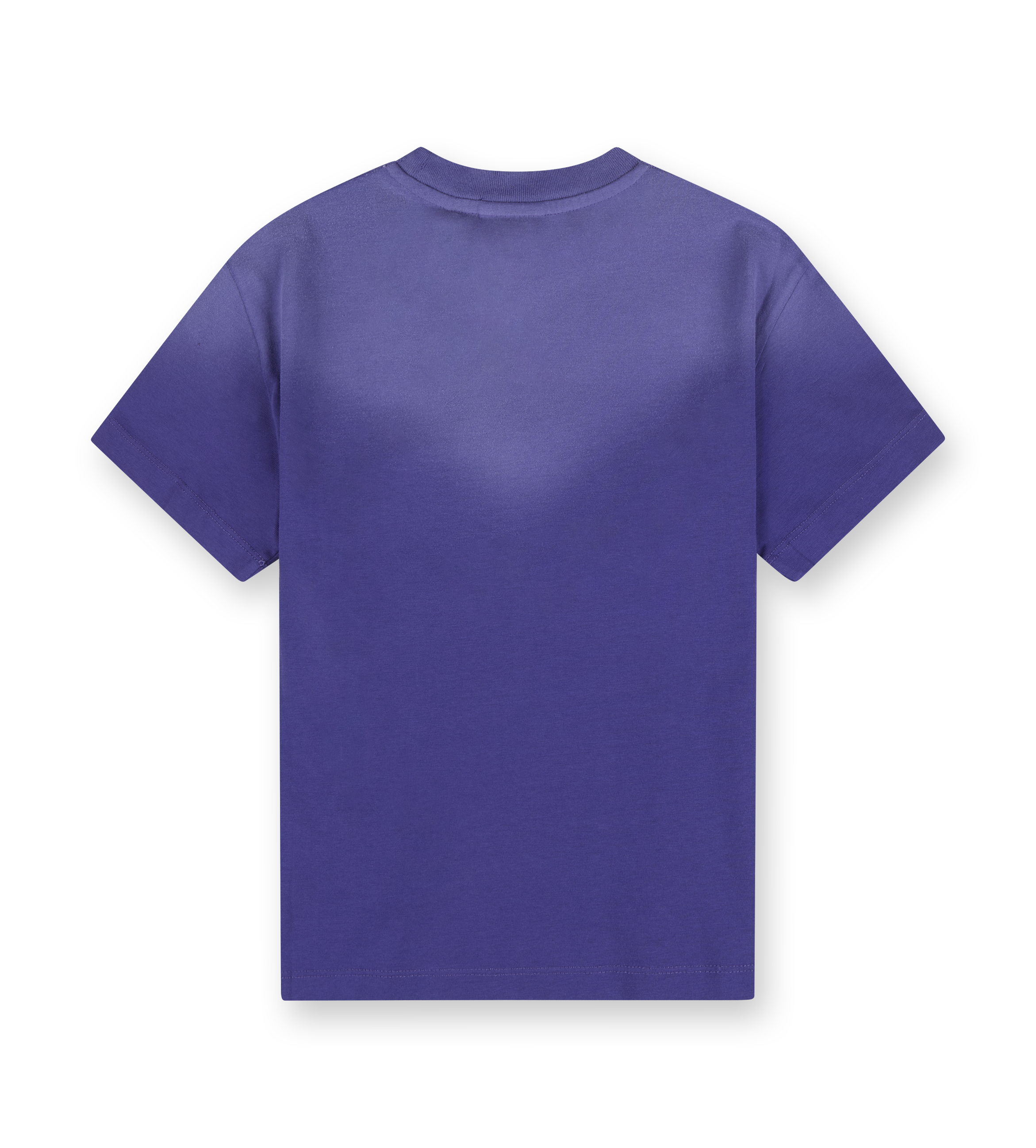 Bleached Stamp T-shirt Purple