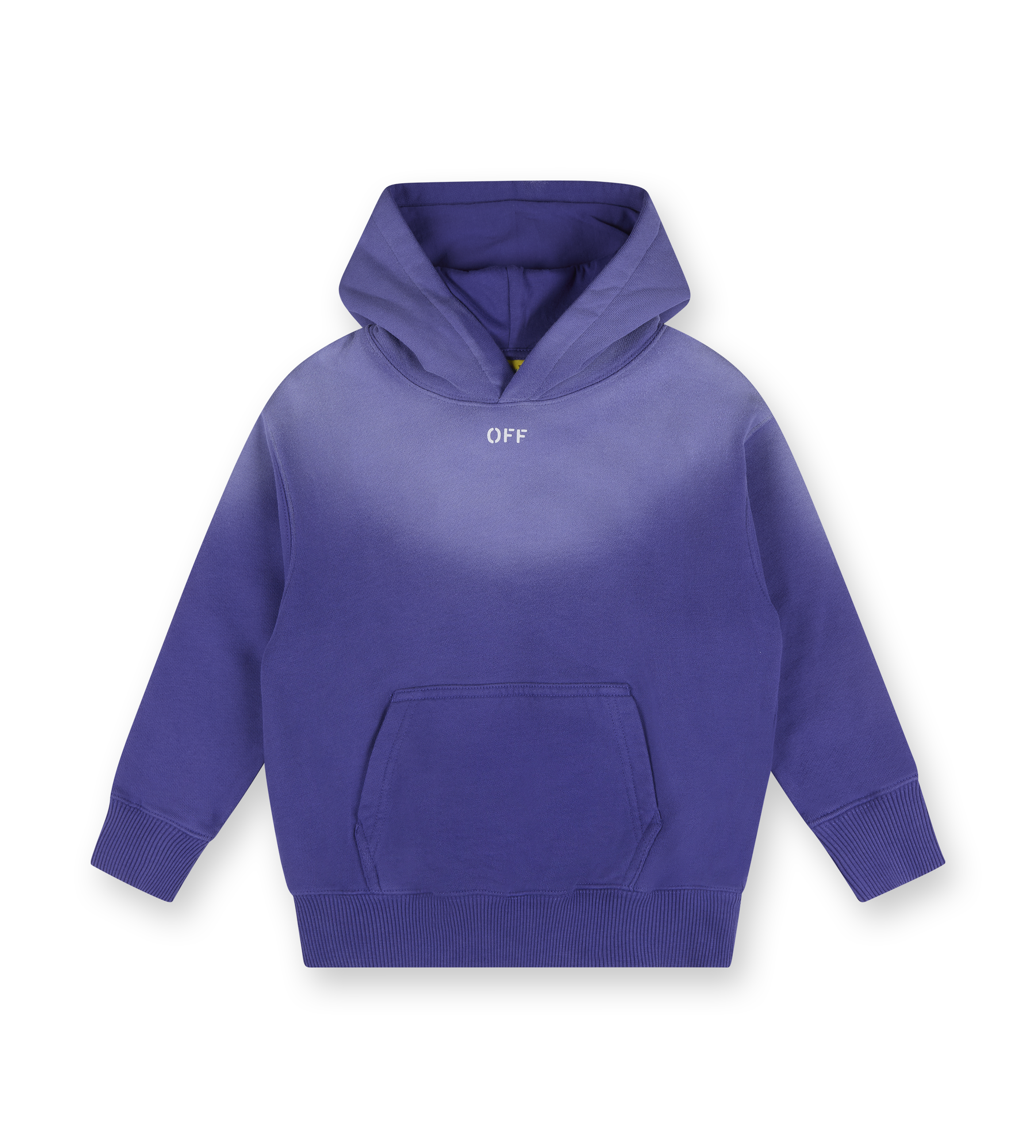 Bleached Stamp Hoodie Purple