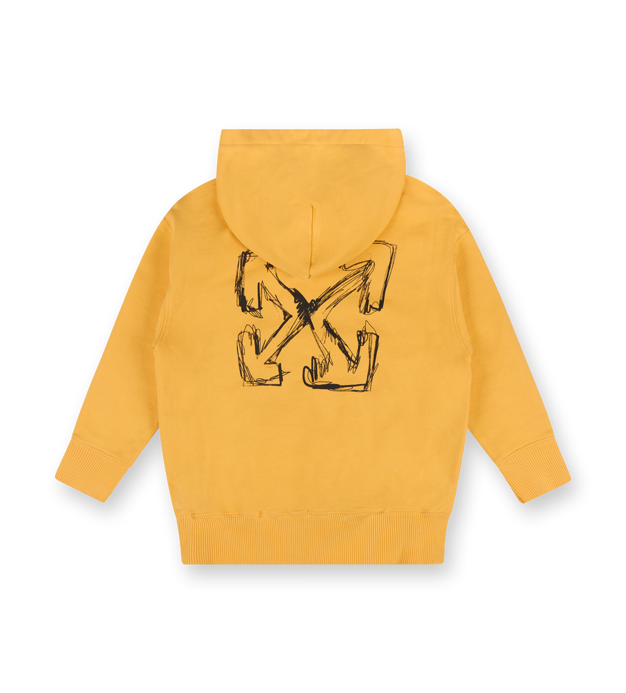 Sketch Arrow Hoodie Yellow