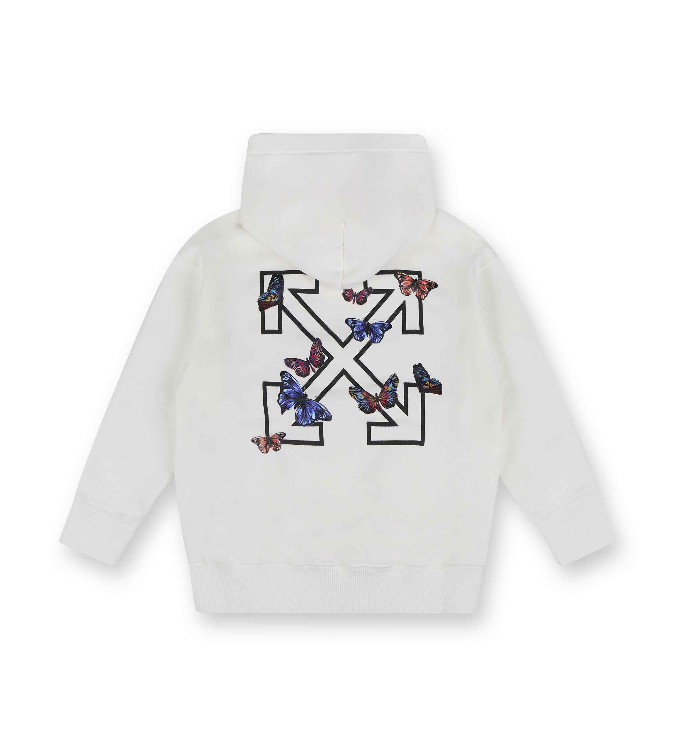 Butterfly Arrow Hoodie White