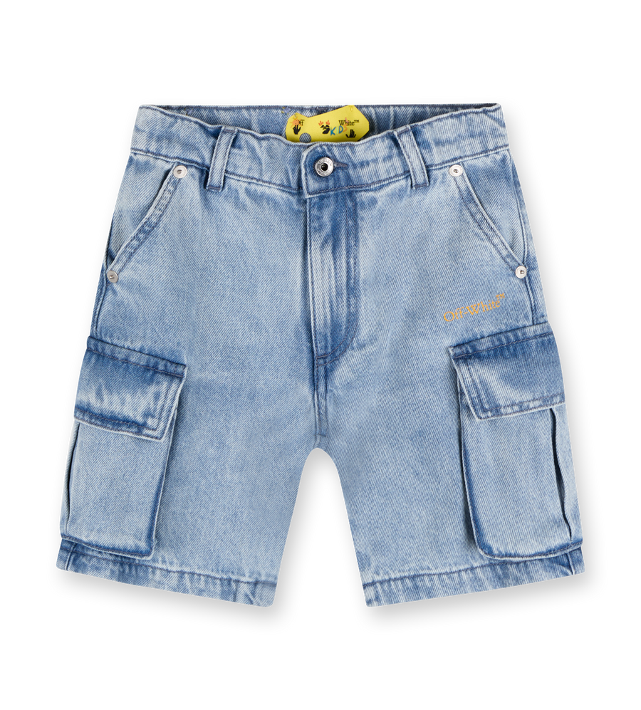 Bookish Denim Cargoshort Light Blue