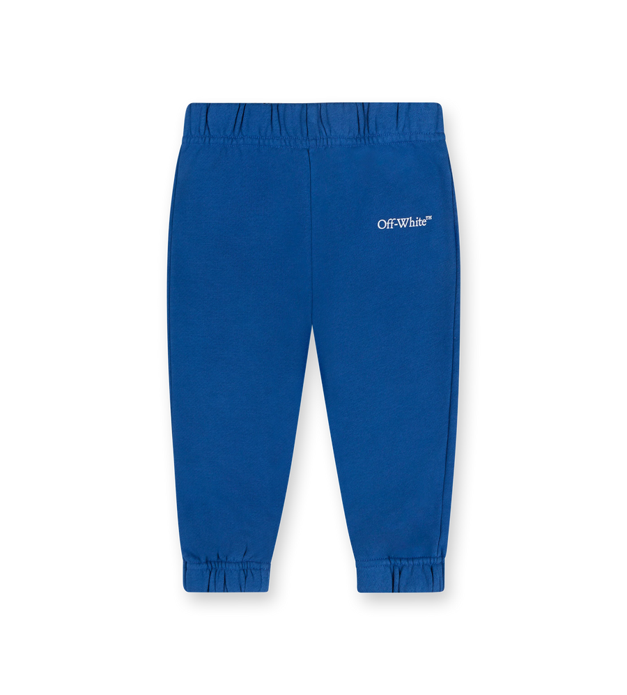 Bookish Diag Sweatpants Blue-White