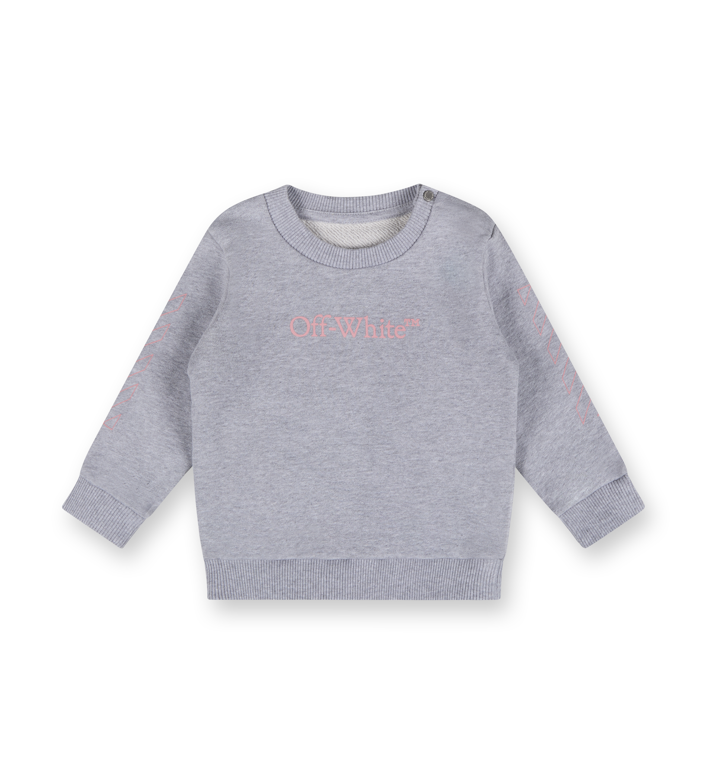 Bookish Diag Crewneck Grey Melange