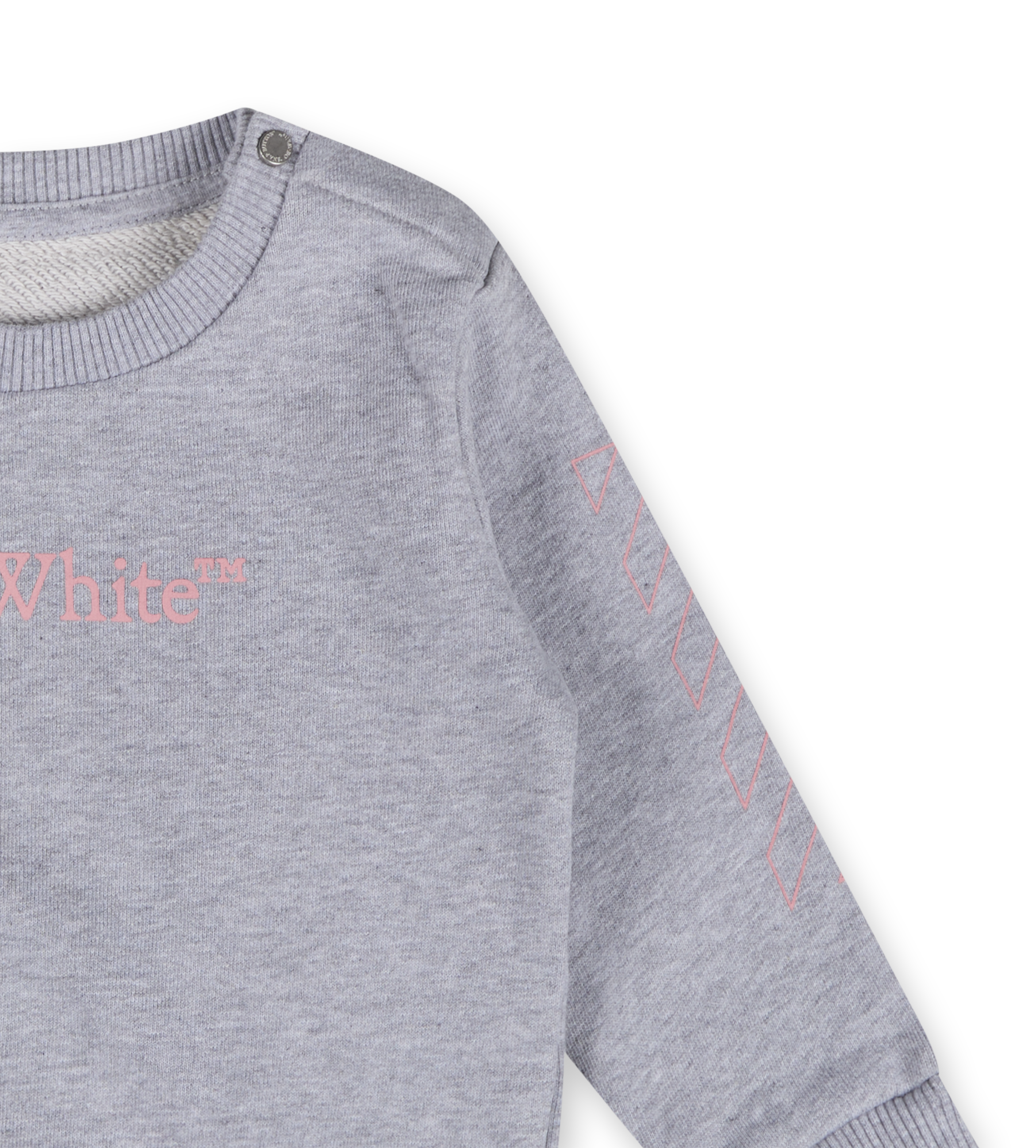 Bookish Diag Crewneck Grey Melange