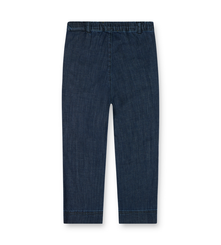 Script Type Jeans Dark Blue