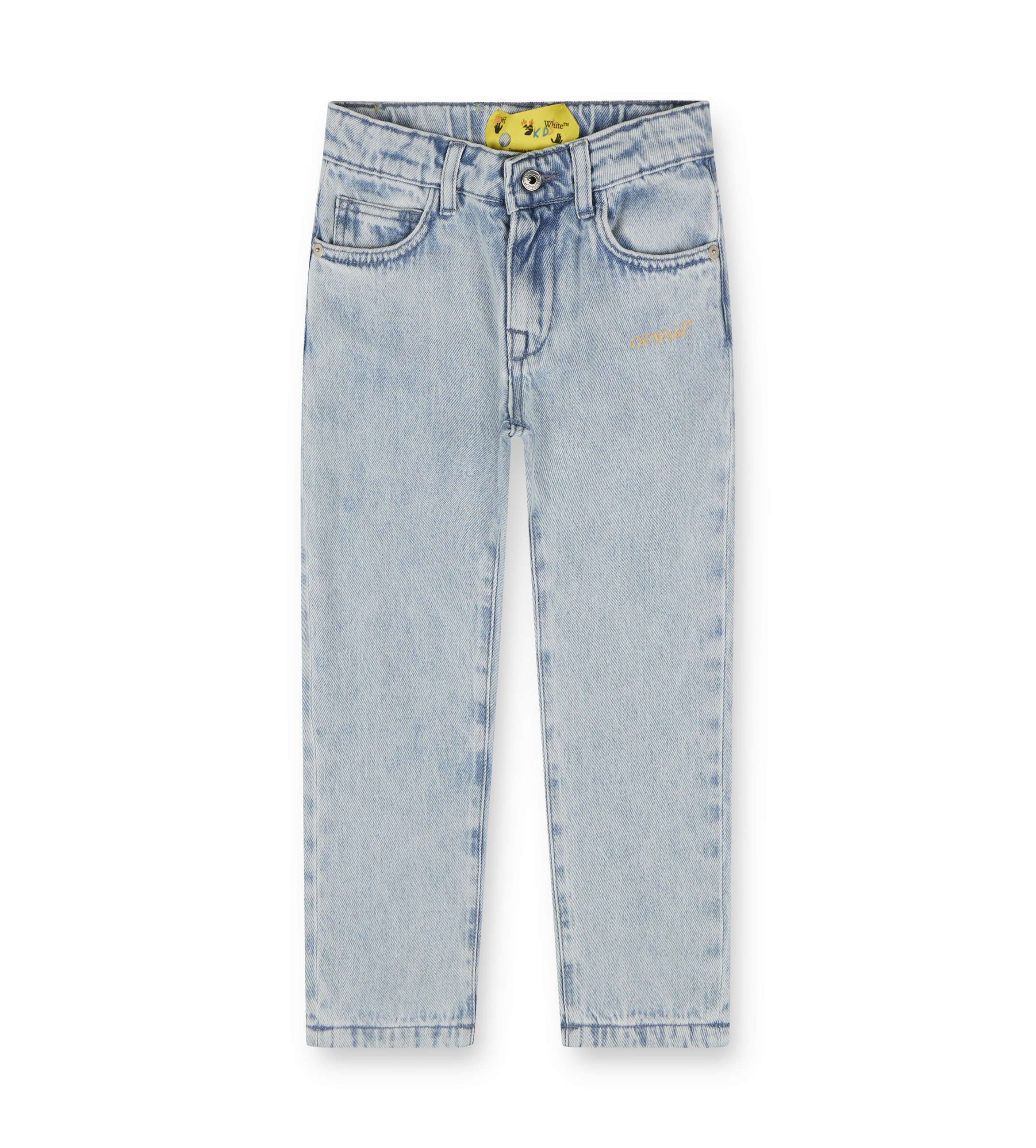 Bookish Diag Jeans Blue-Yellow