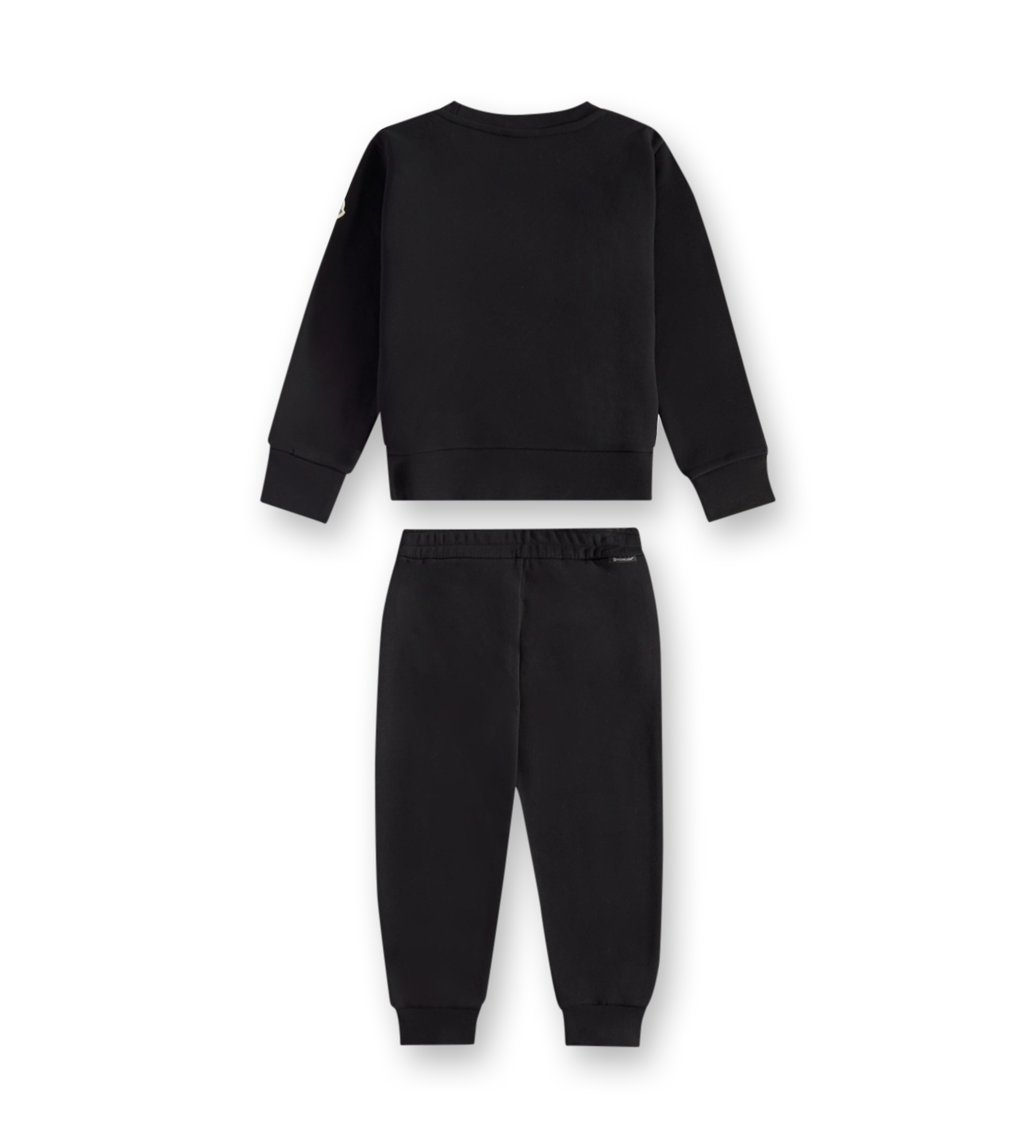 Embroidered Logo Tracksuit Black