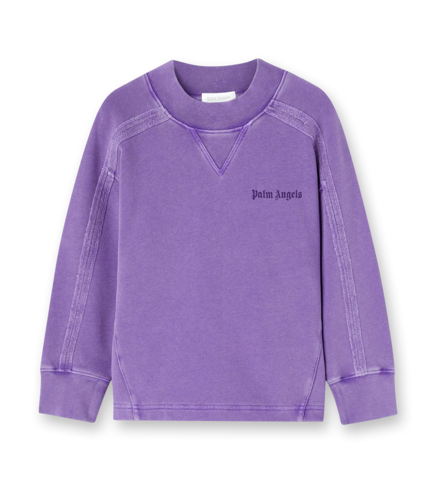 Logo-Print Sweatshirt Purple