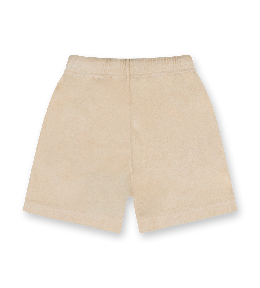 Terry Cloth Shorts Sand Dusty