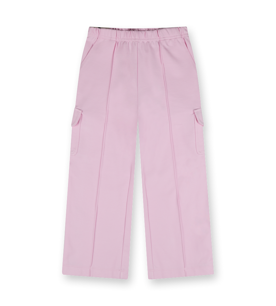 Wide Leg Track Pants Rose Pink