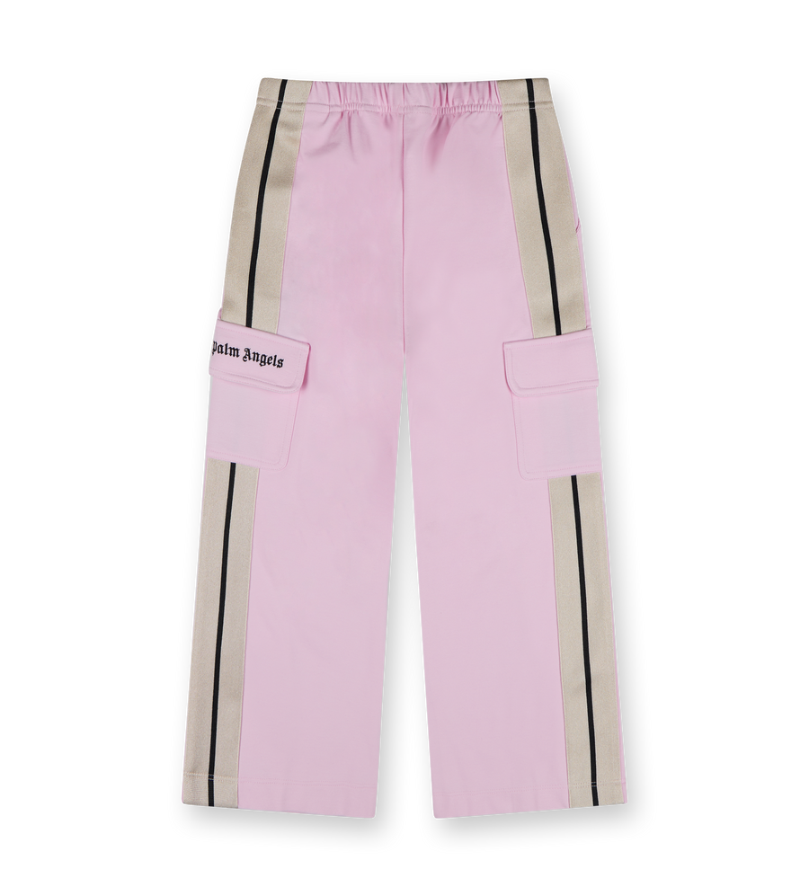 Wide Leg Track Pants Rose Pink