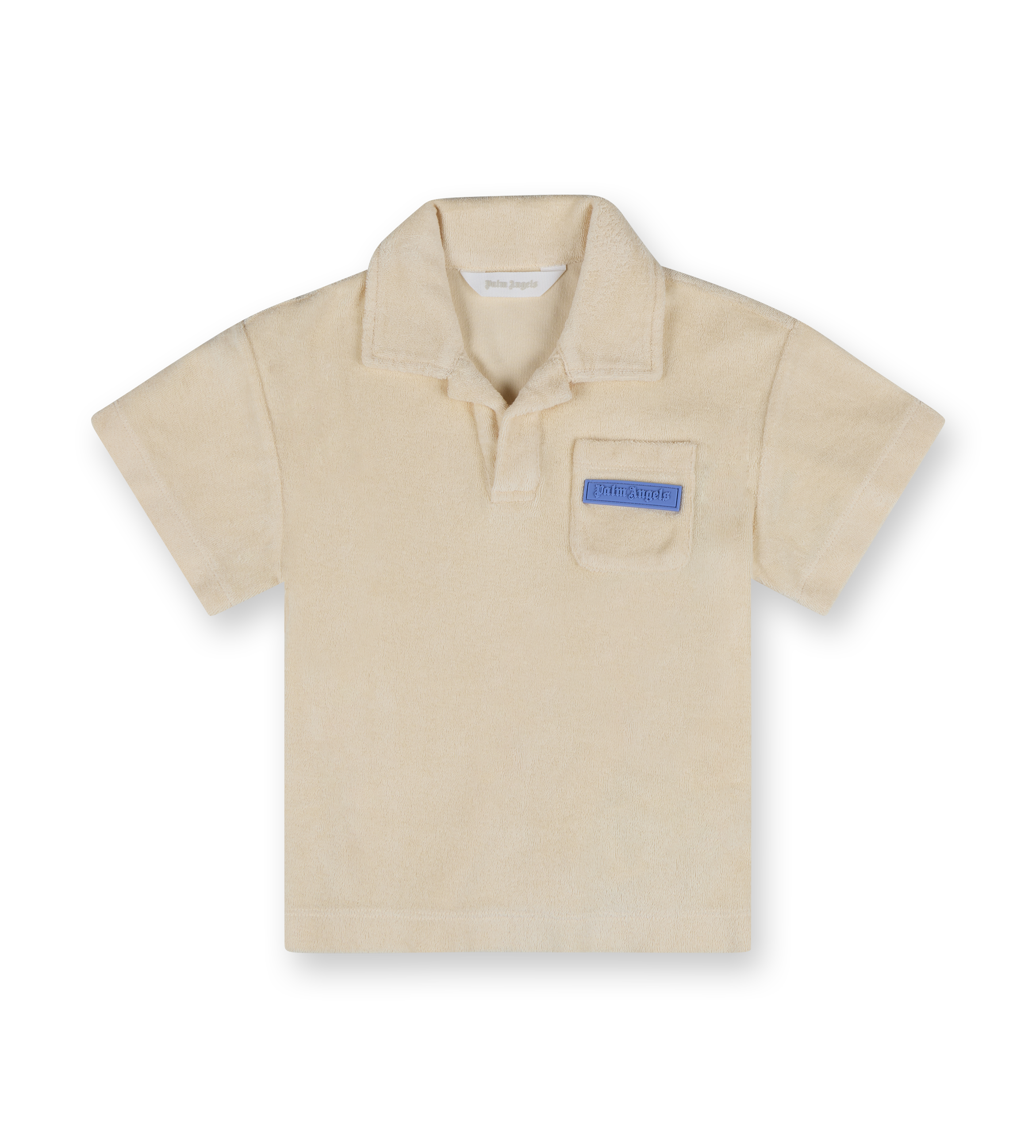 Terry Cloth Polo Shirt Sand Dusty